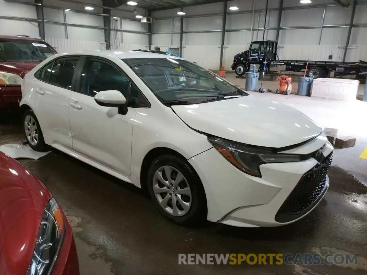 1 Photograph of a damaged car 5YFEPRAE0LP023854 TOYOTA COROLLA 2020