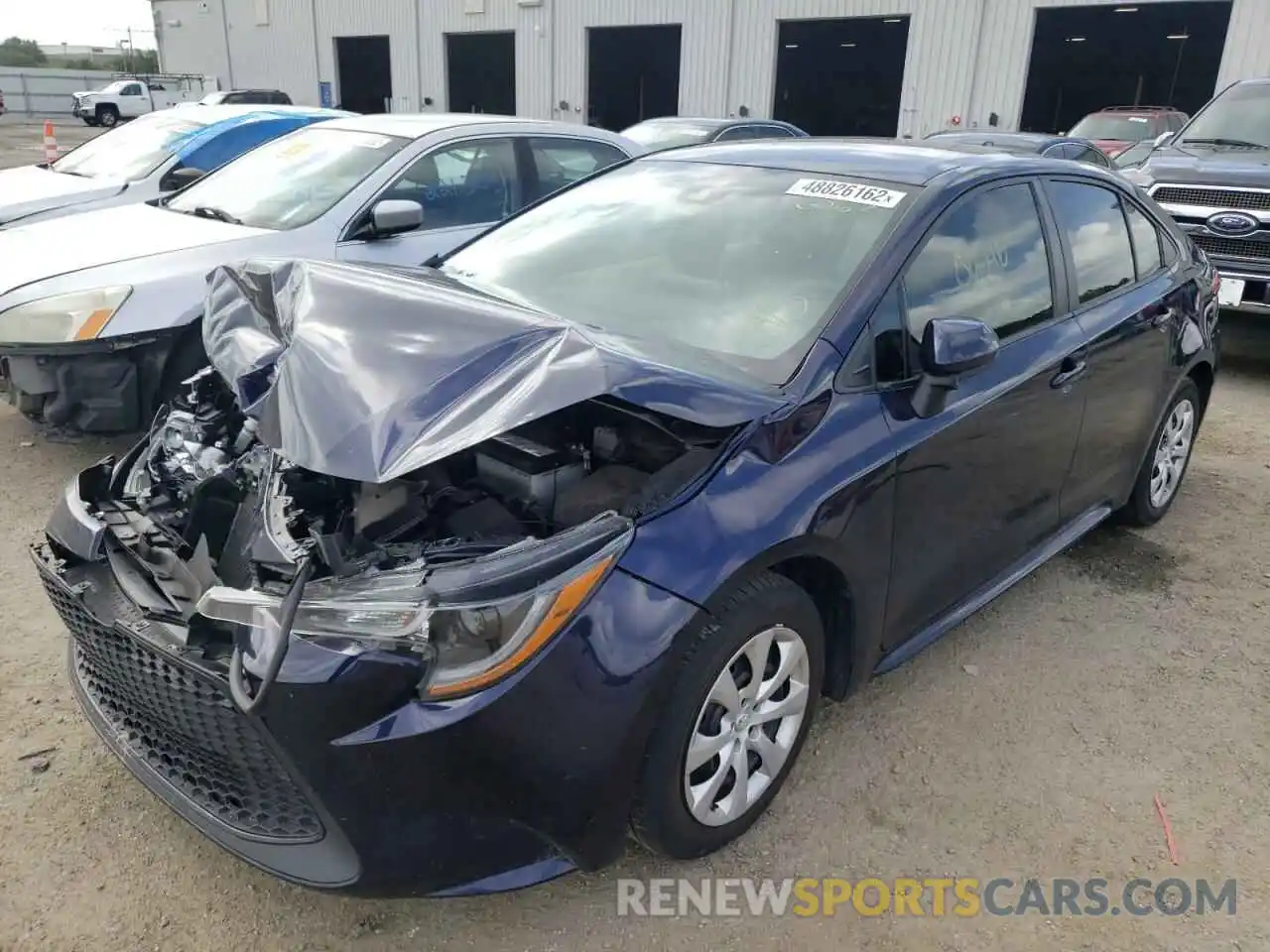 2 Photograph of a damaged car 5YFEPRAE0LP025071 TOYOTA COROLLA 2020