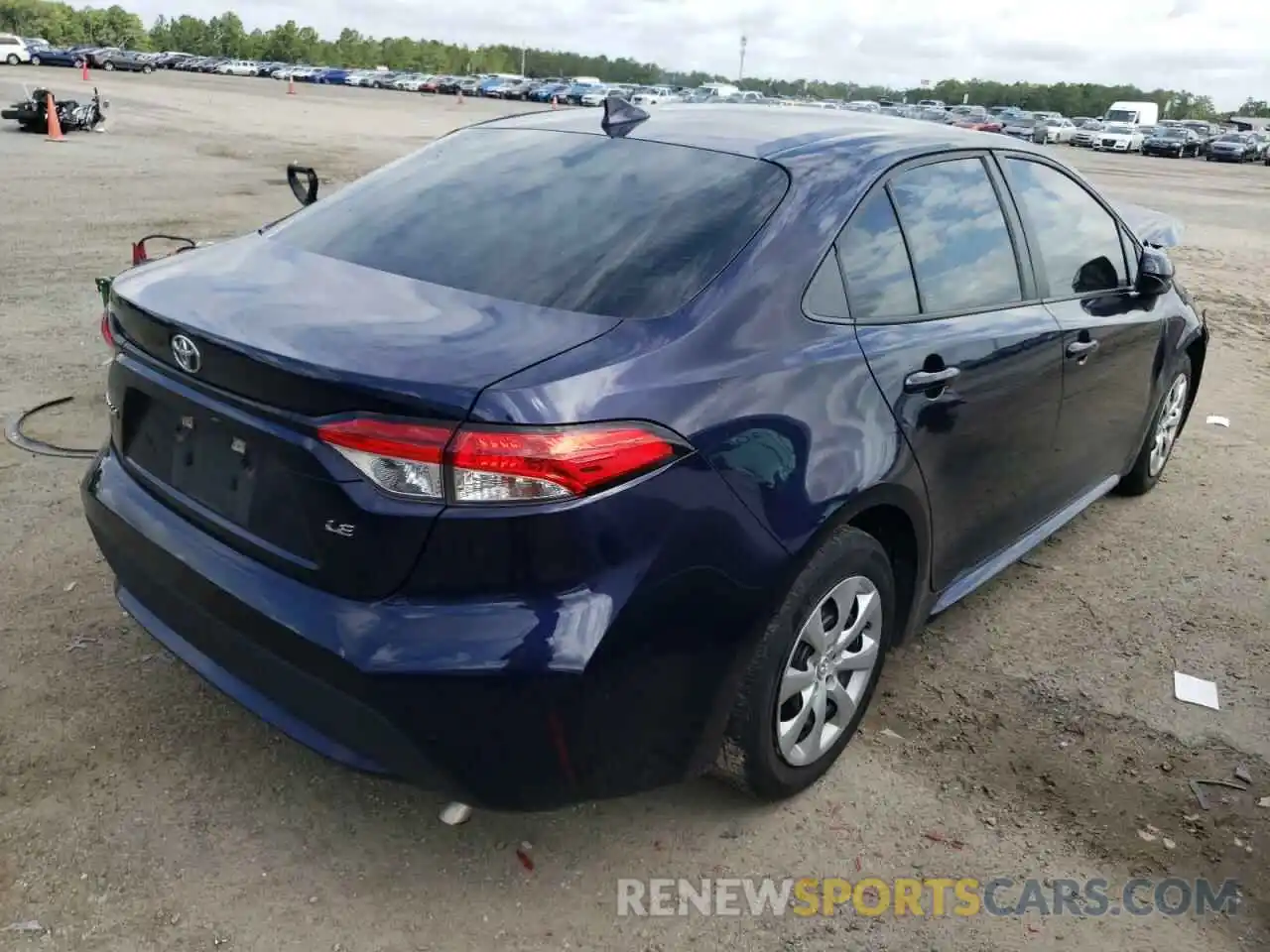 4 Photograph of a damaged car 5YFEPRAE0LP025071 TOYOTA COROLLA 2020