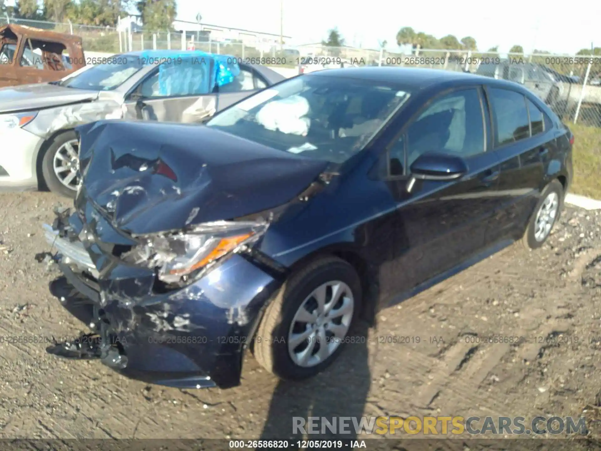 2 Photograph of a damaged car 5YFEPRAE0LP025765 TOYOTA COROLLA 2020