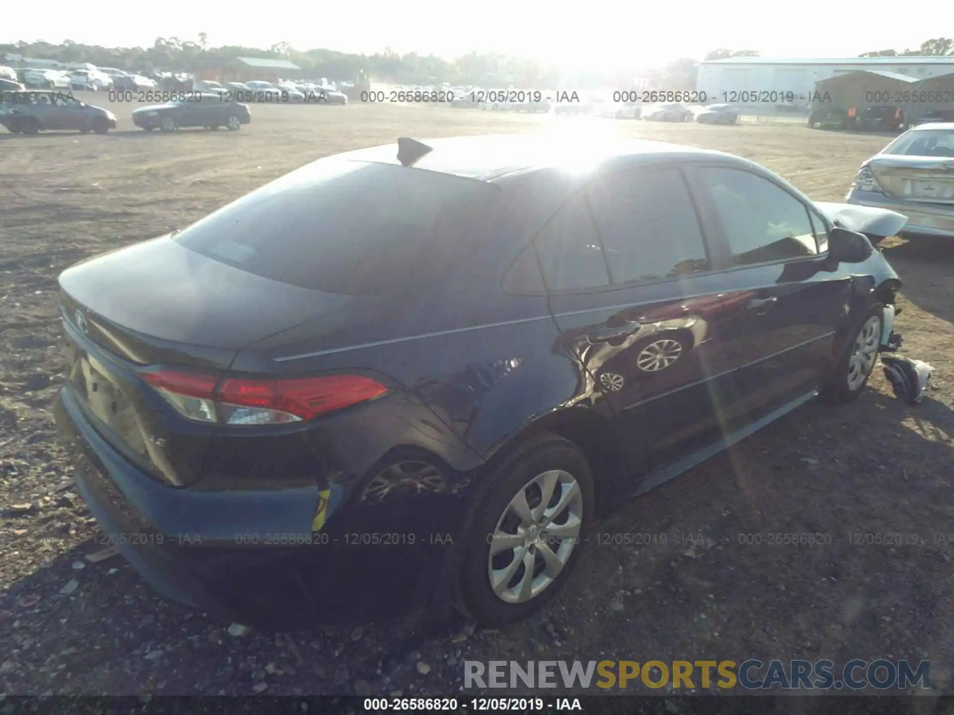 4 Photograph of a damaged car 5YFEPRAE0LP025765 TOYOTA COROLLA 2020