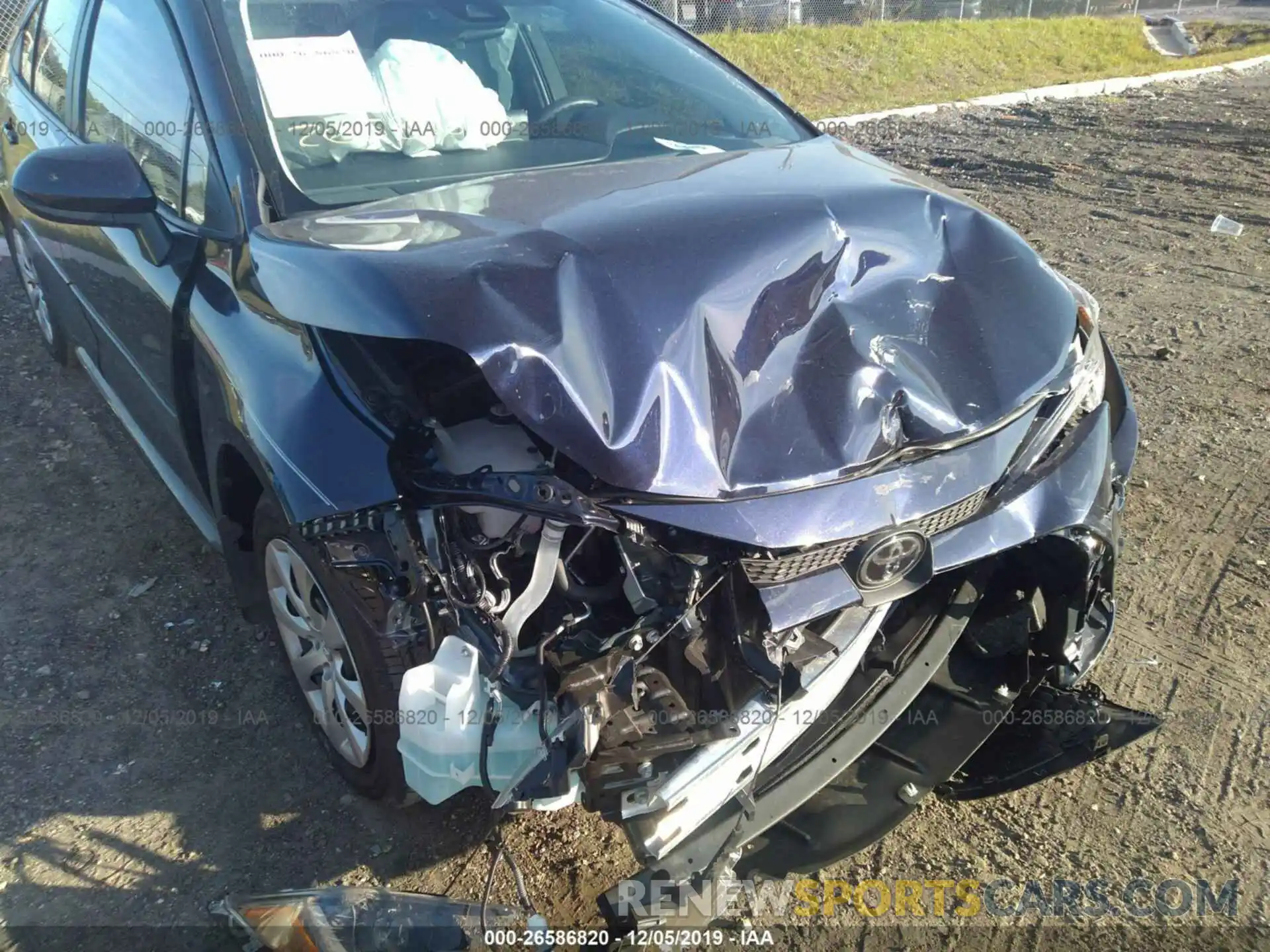 6 Photograph of a damaged car 5YFEPRAE0LP025765 TOYOTA COROLLA 2020