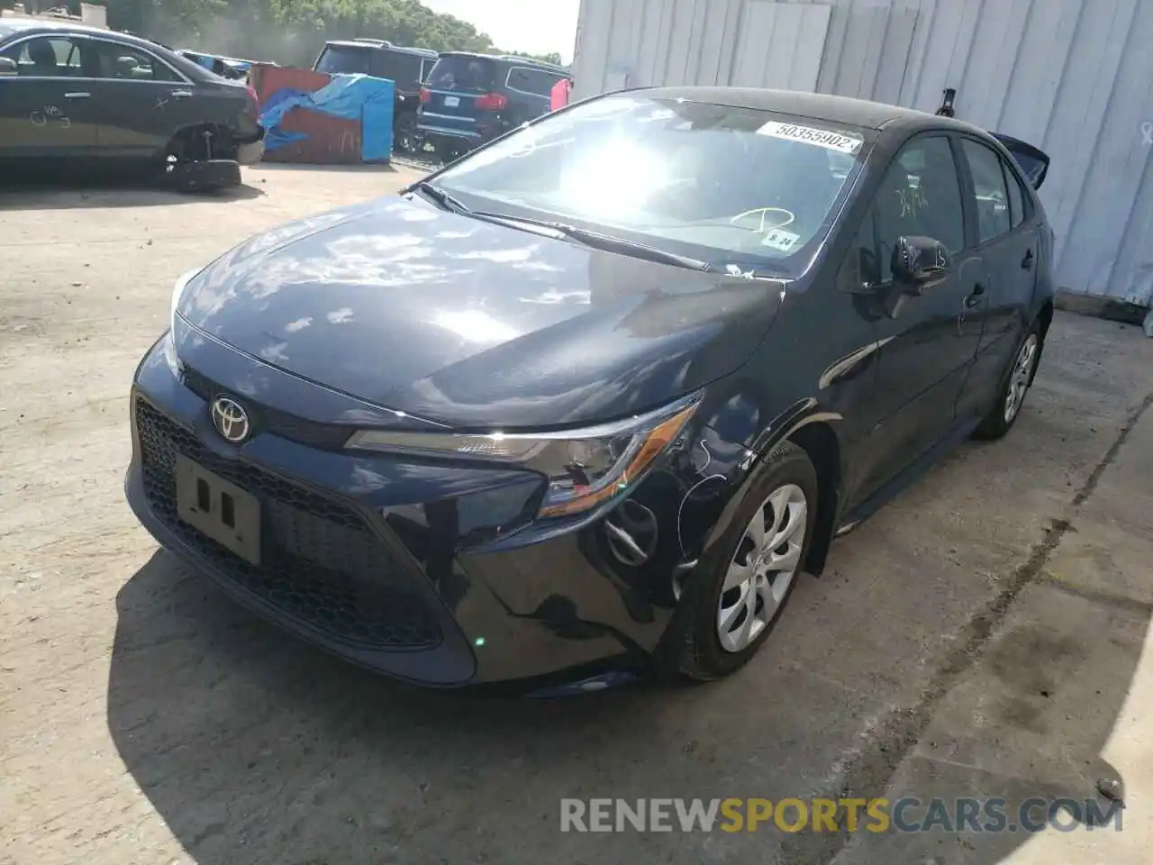 2 Photograph of a damaged car 5YFEPRAE0LP025989 TOYOTA COROLLA 2020