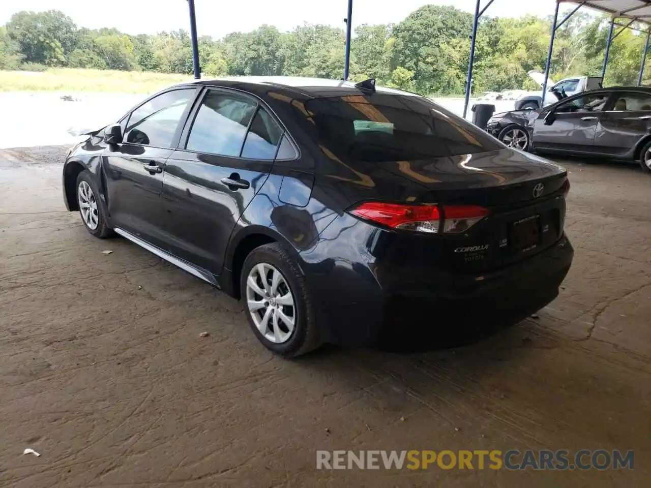 3 Photograph of a damaged car 5YFEPRAE0LP026480 TOYOTA COROLLA 2020