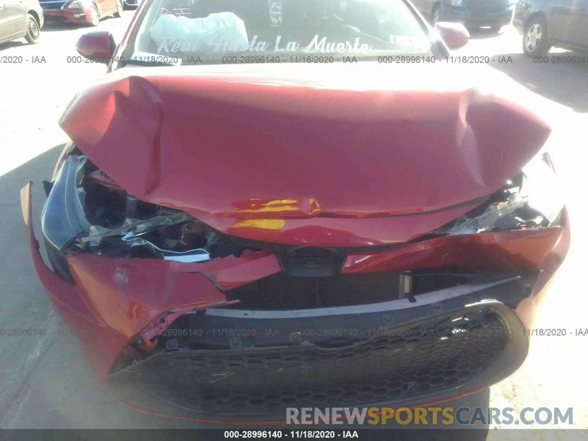 6 Photograph of a damaged car 5YFEPRAE0LP027838 TOYOTA COROLLA 2020