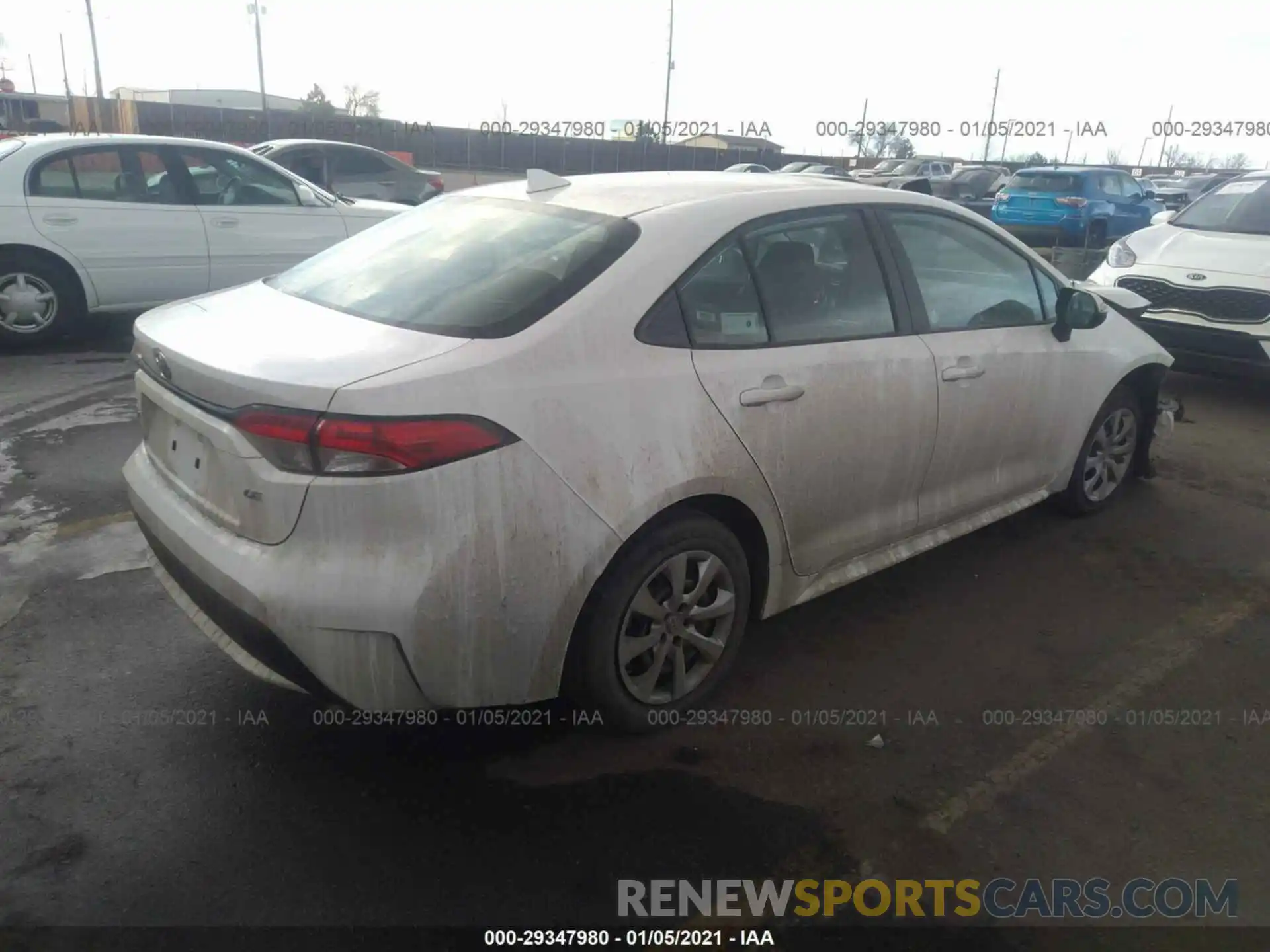 4 Photograph of a damaged car 5YFEPRAE0LP028276 TOYOTA COROLLA 2020