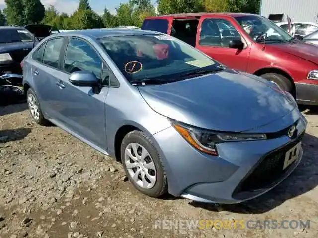 1 Photograph of a damaged car 5YFEPRAE0LP028780 TOYOTA COROLLA 2020