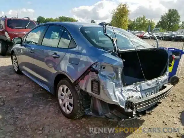 3 Photograph of a damaged car 5YFEPRAE0LP028780 TOYOTA COROLLA 2020