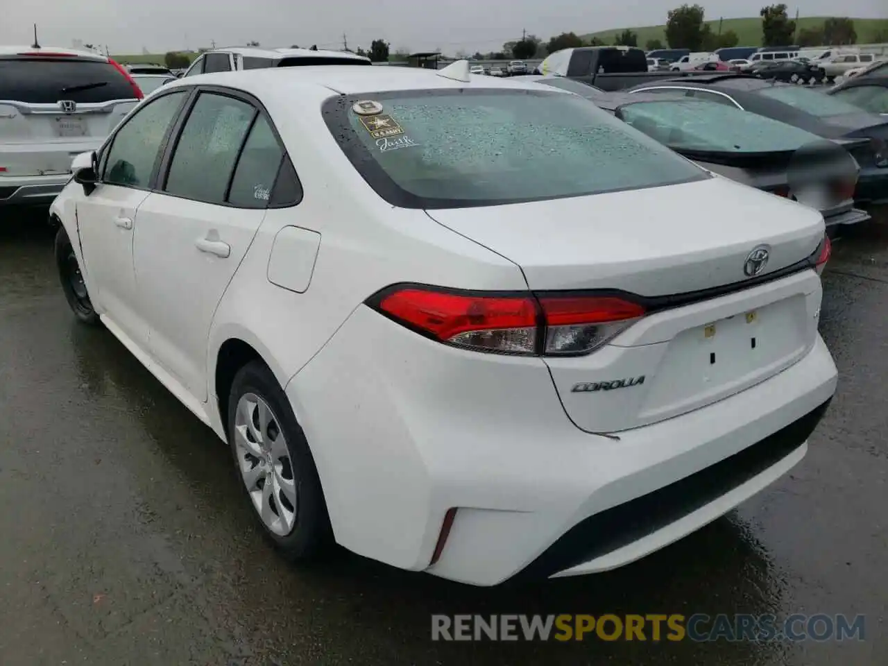 3 Photograph of a damaged car 5YFEPRAE0LP029489 TOYOTA COROLLA 2020