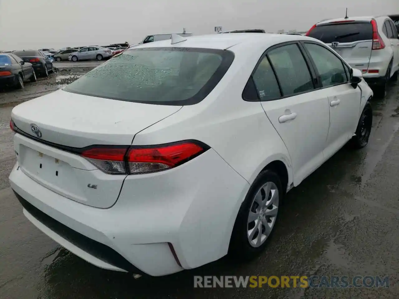 4 Photograph of a damaged car 5YFEPRAE0LP029489 TOYOTA COROLLA 2020