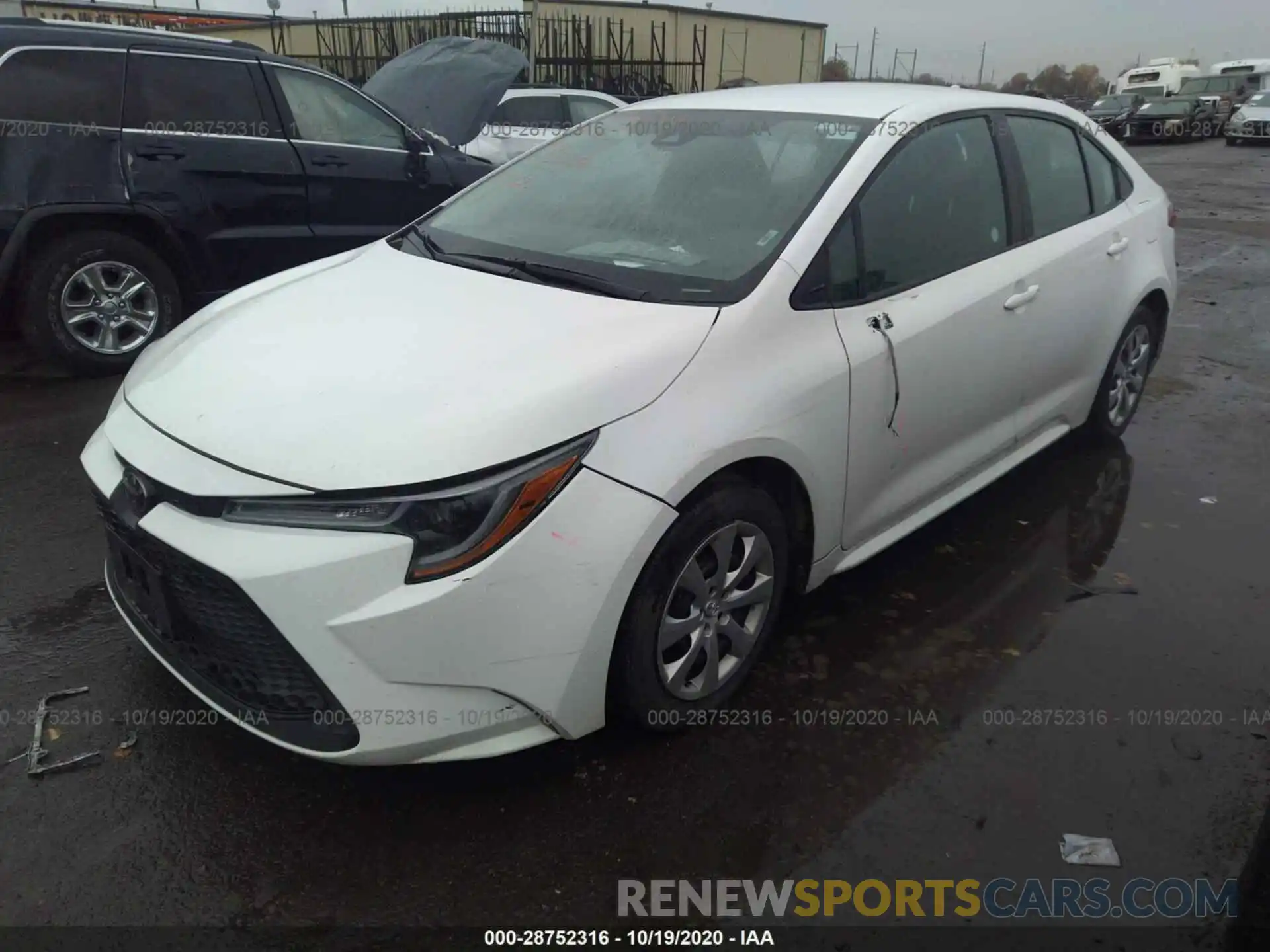 2 Photograph of a damaged car 5YFEPRAE0LP030965 TOYOTA COROLLA 2020