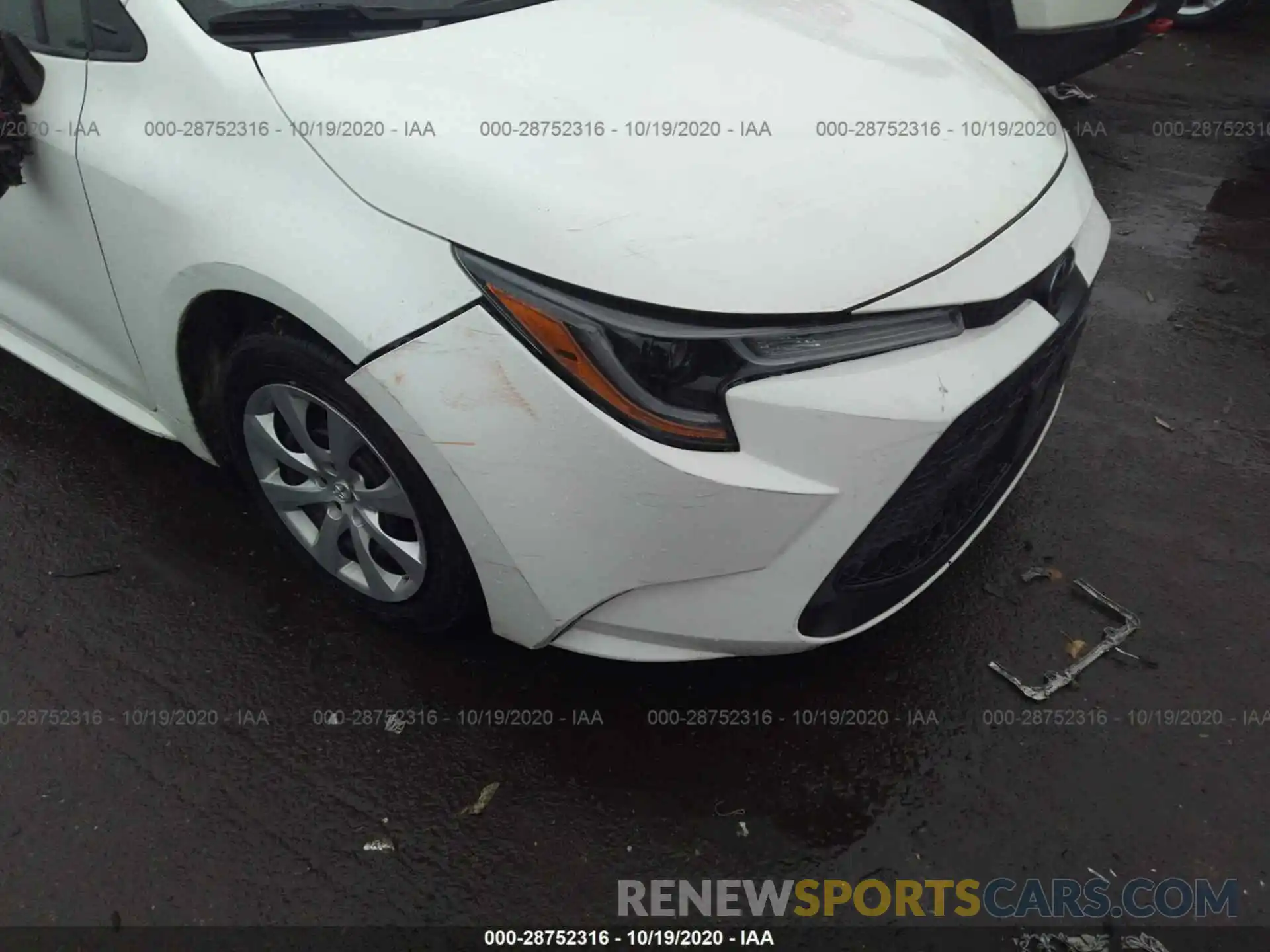 6 Photograph of a damaged car 5YFEPRAE0LP030965 TOYOTA COROLLA 2020