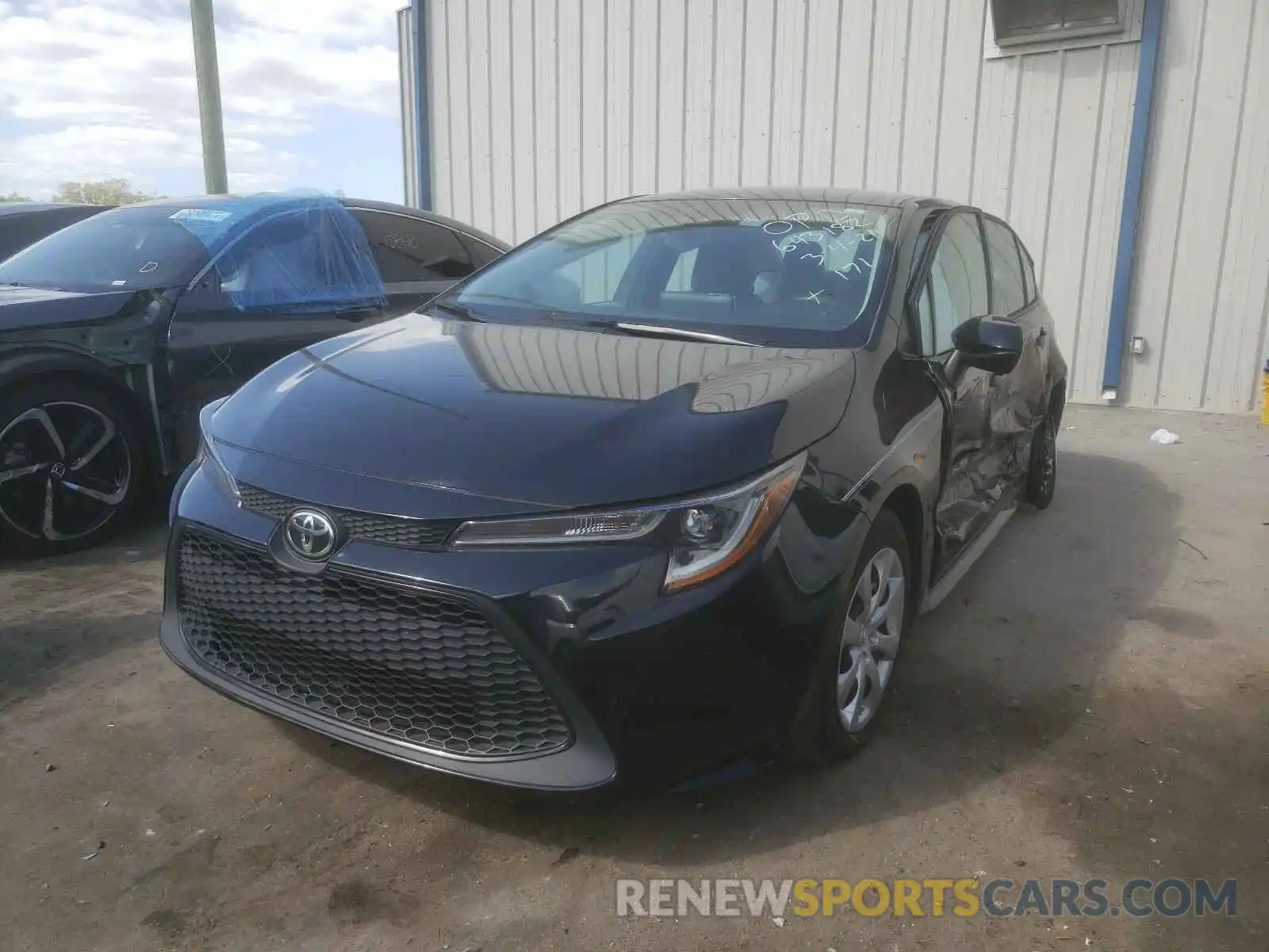 2 Photograph of a damaged car 5YFEPRAE0LP032330 TOYOTA COROLLA 2020