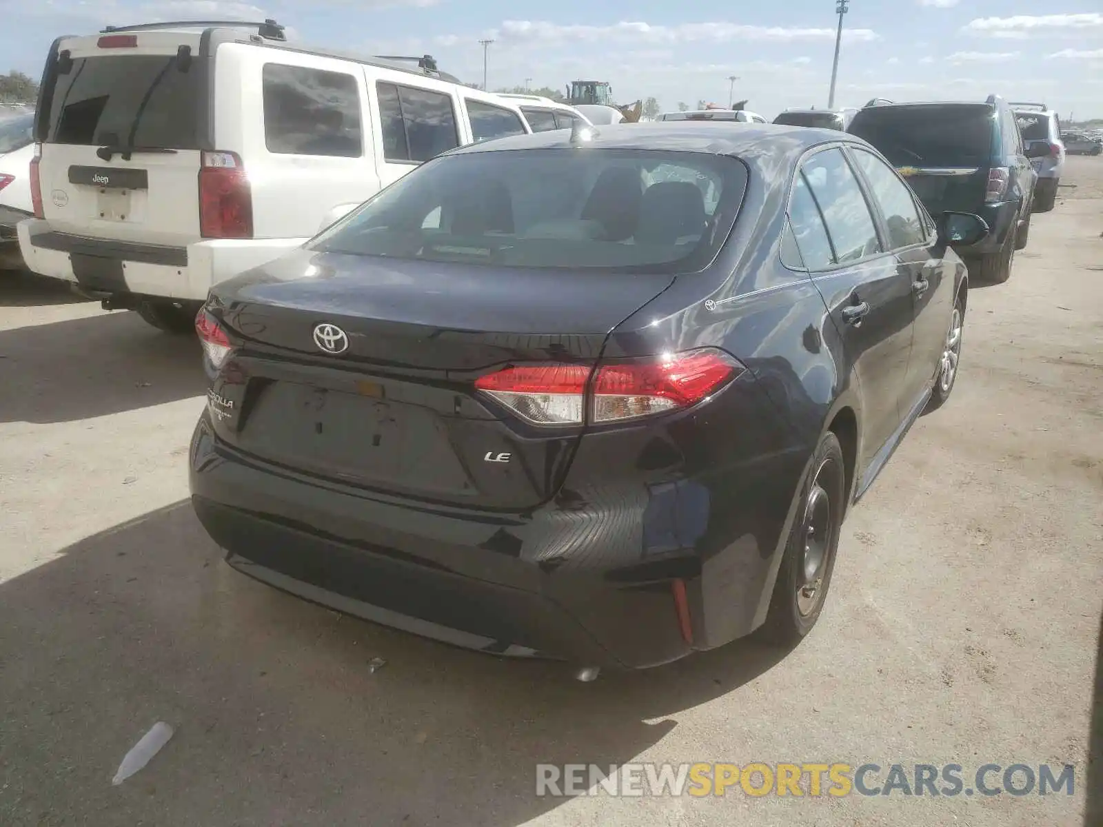 4 Photograph of a damaged car 5YFEPRAE0LP032330 TOYOTA COROLLA 2020