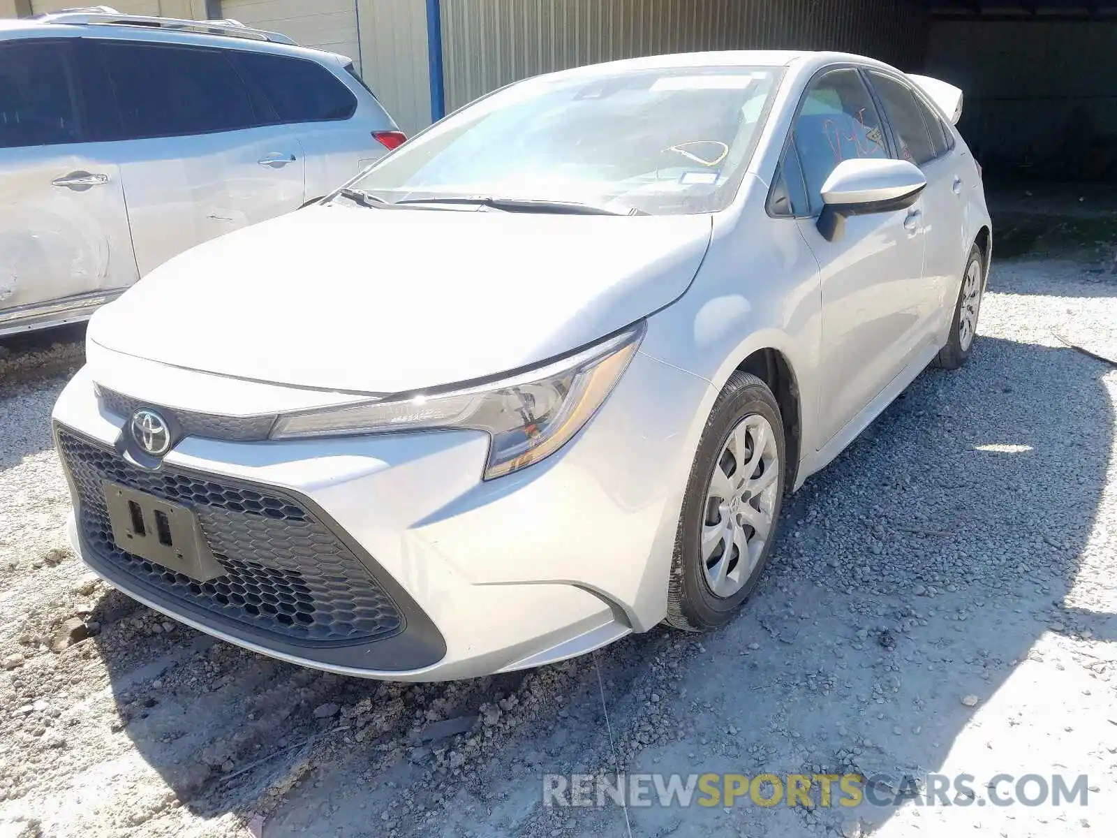 2 Photograph of a damaged car 5YFEPRAE0LP032571 TOYOTA COROLLA 2020