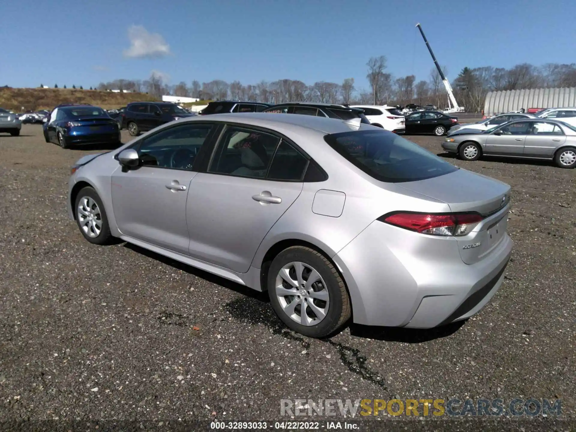 3 Photograph of a damaged car 5YFEPRAE0LP034448 TOYOTA COROLLA 2020