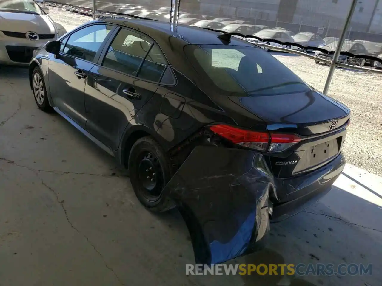 3 Photograph of a damaged car 5YFEPRAE0LP034773 TOYOTA COROLLA 2020