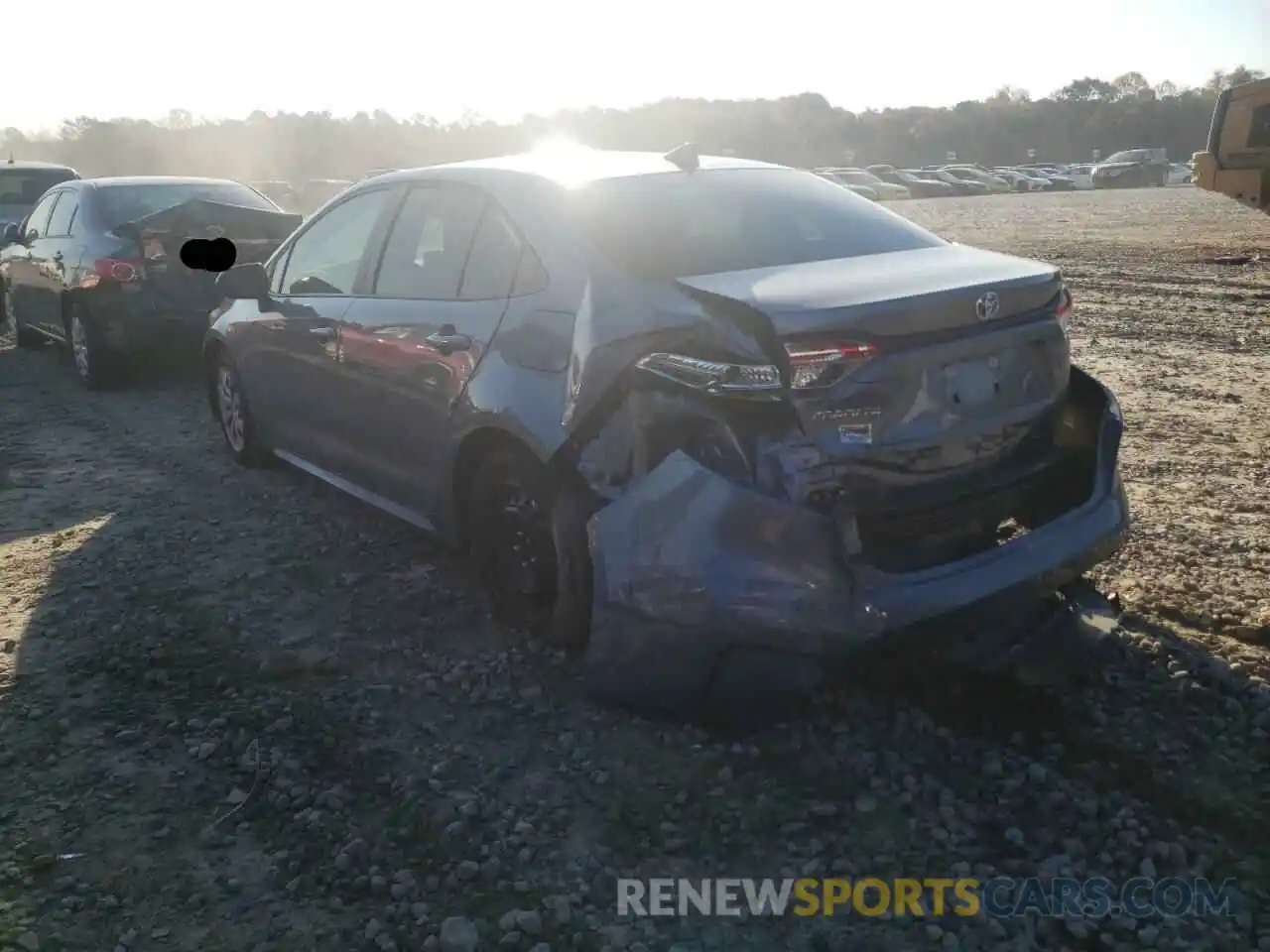 3 Photograph of a damaged car 5YFEPRAE0LP035471 TOYOTA COROLLA 2020