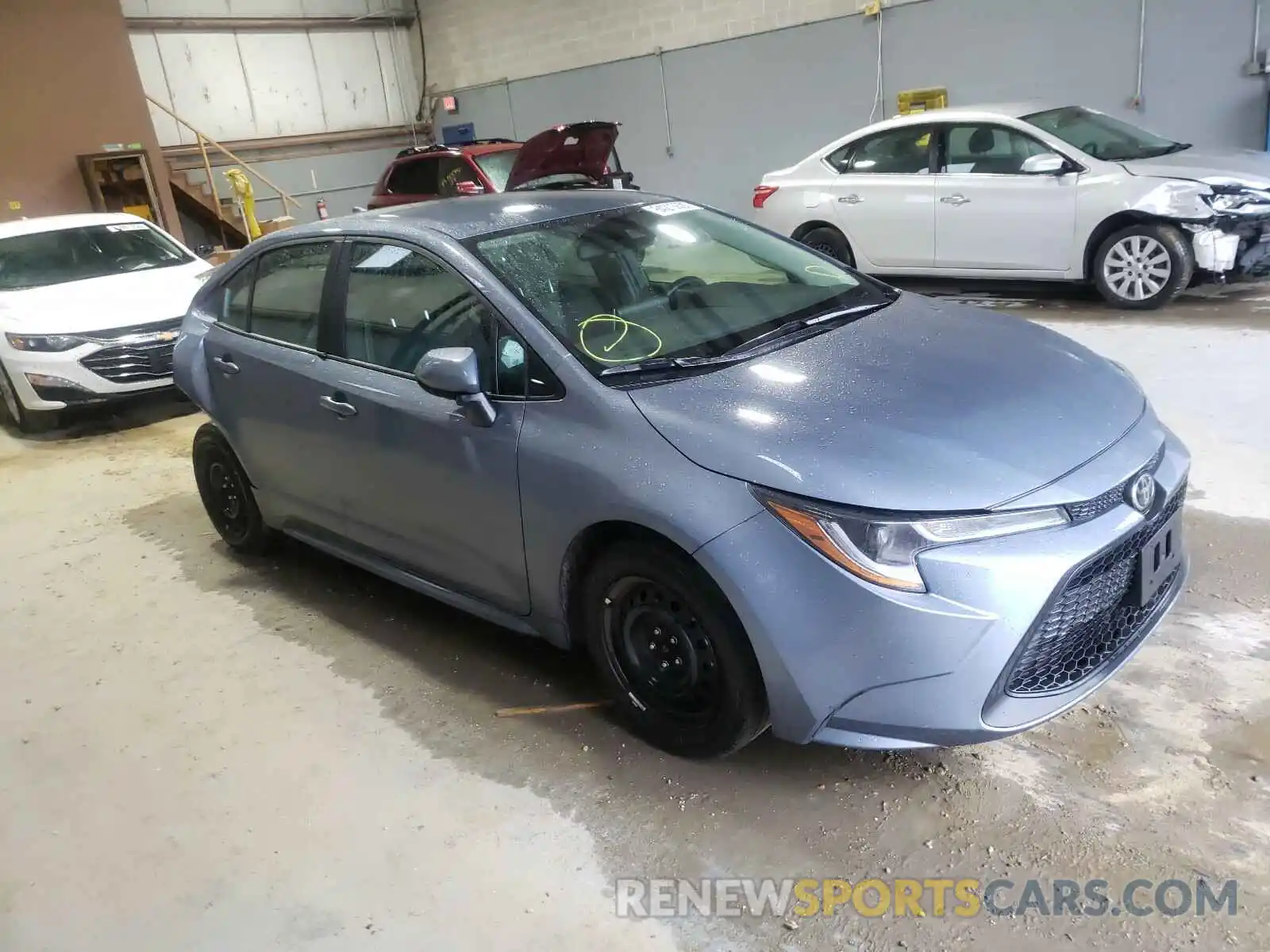 1 Photograph of a damaged car 5YFEPRAE0LP036930 TOYOTA COROLLA 2020