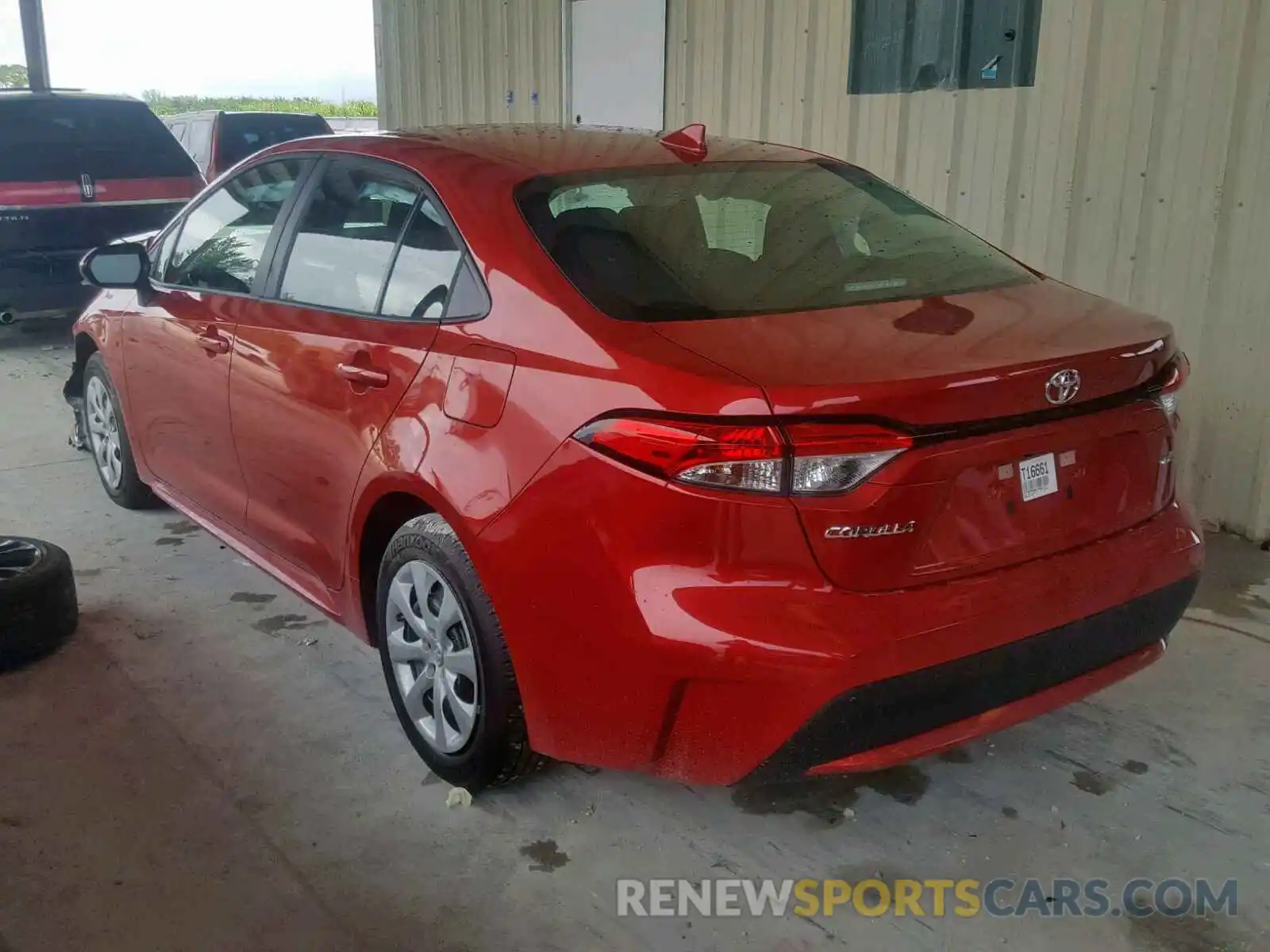 3 Photograph of a damaged car 5YFEPRAE0LP038127 TOYOTA COROLLA 2020