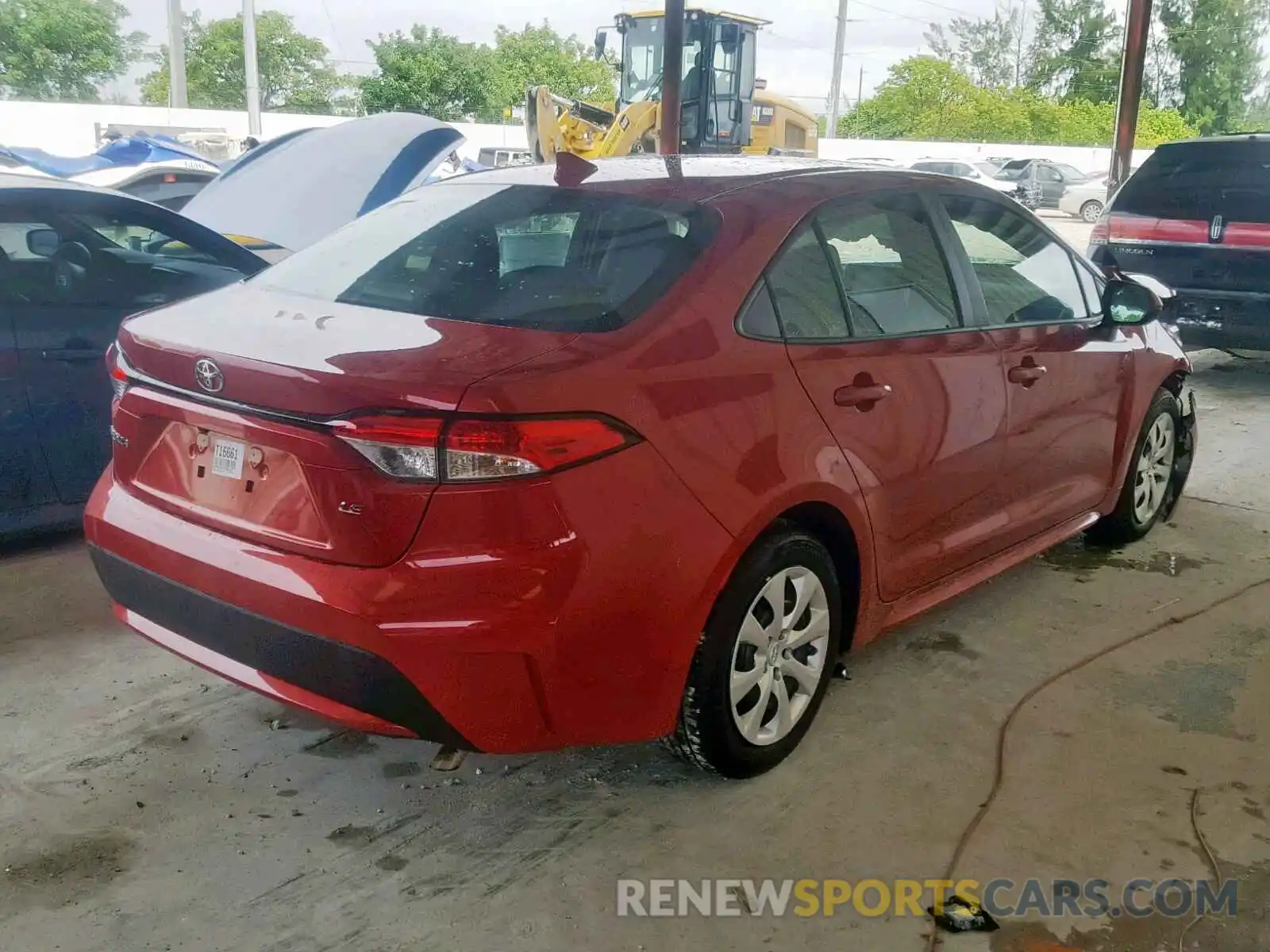 4 Photograph of a damaged car 5YFEPRAE0LP038127 TOYOTA COROLLA 2020