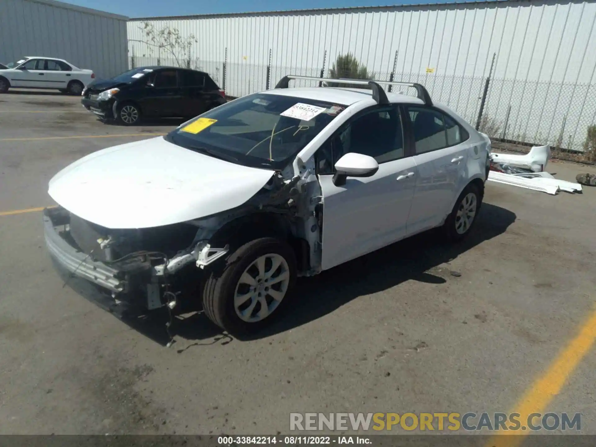 2 Photograph of a damaged car 5YFEPRAE0LP038953 TOYOTA COROLLA 2020