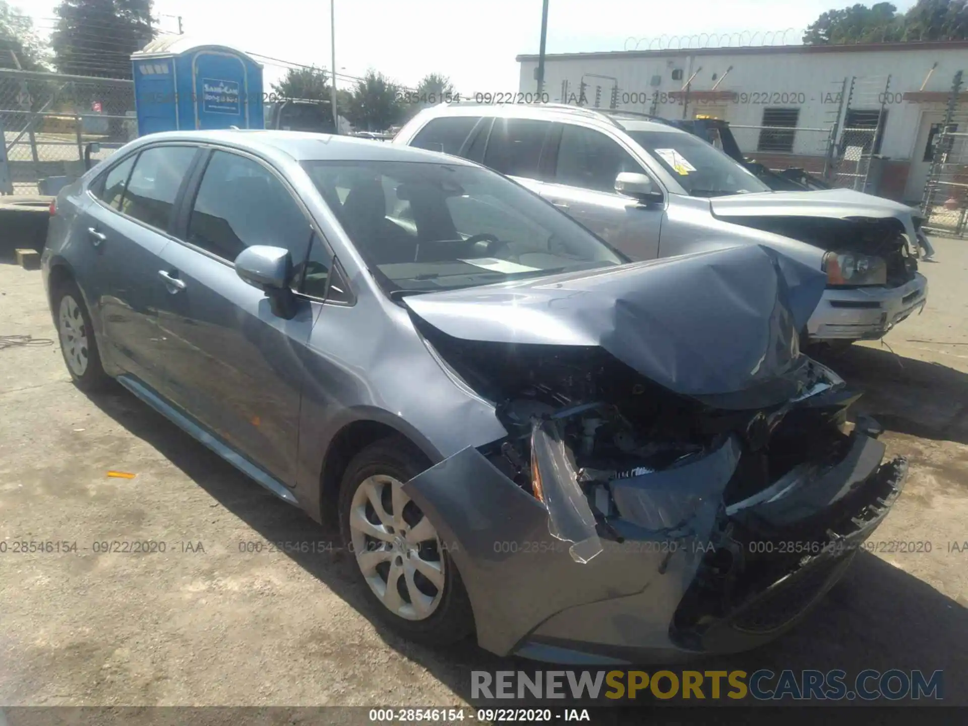 1 Photograph of a damaged car 5YFEPRAE0LP039276 TOYOTA COROLLA 2020