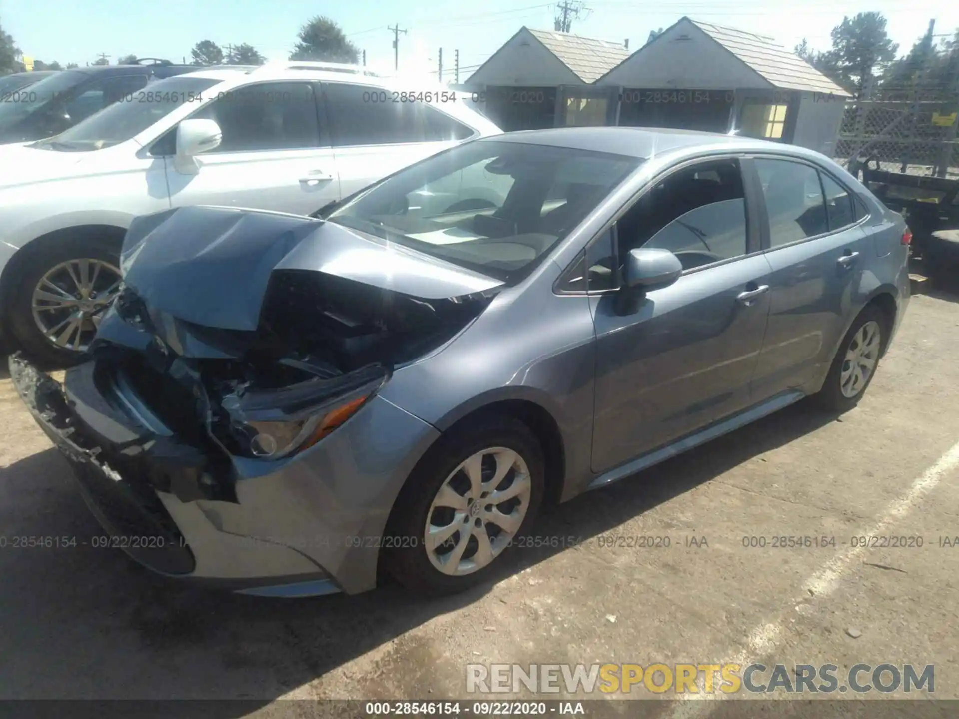 2 Photograph of a damaged car 5YFEPRAE0LP039276 TOYOTA COROLLA 2020