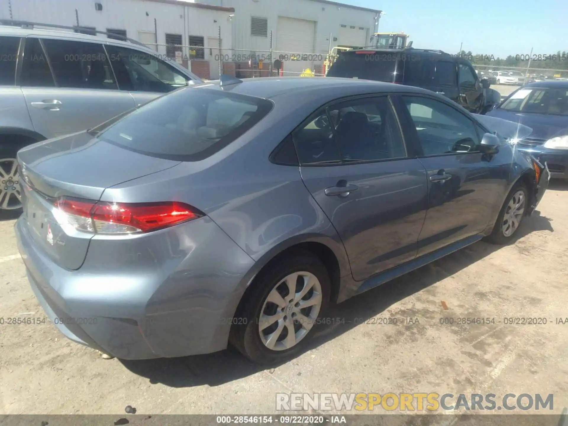 4 Photograph of a damaged car 5YFEPRAE0LP039276 TOYOTA COROLLA 2020