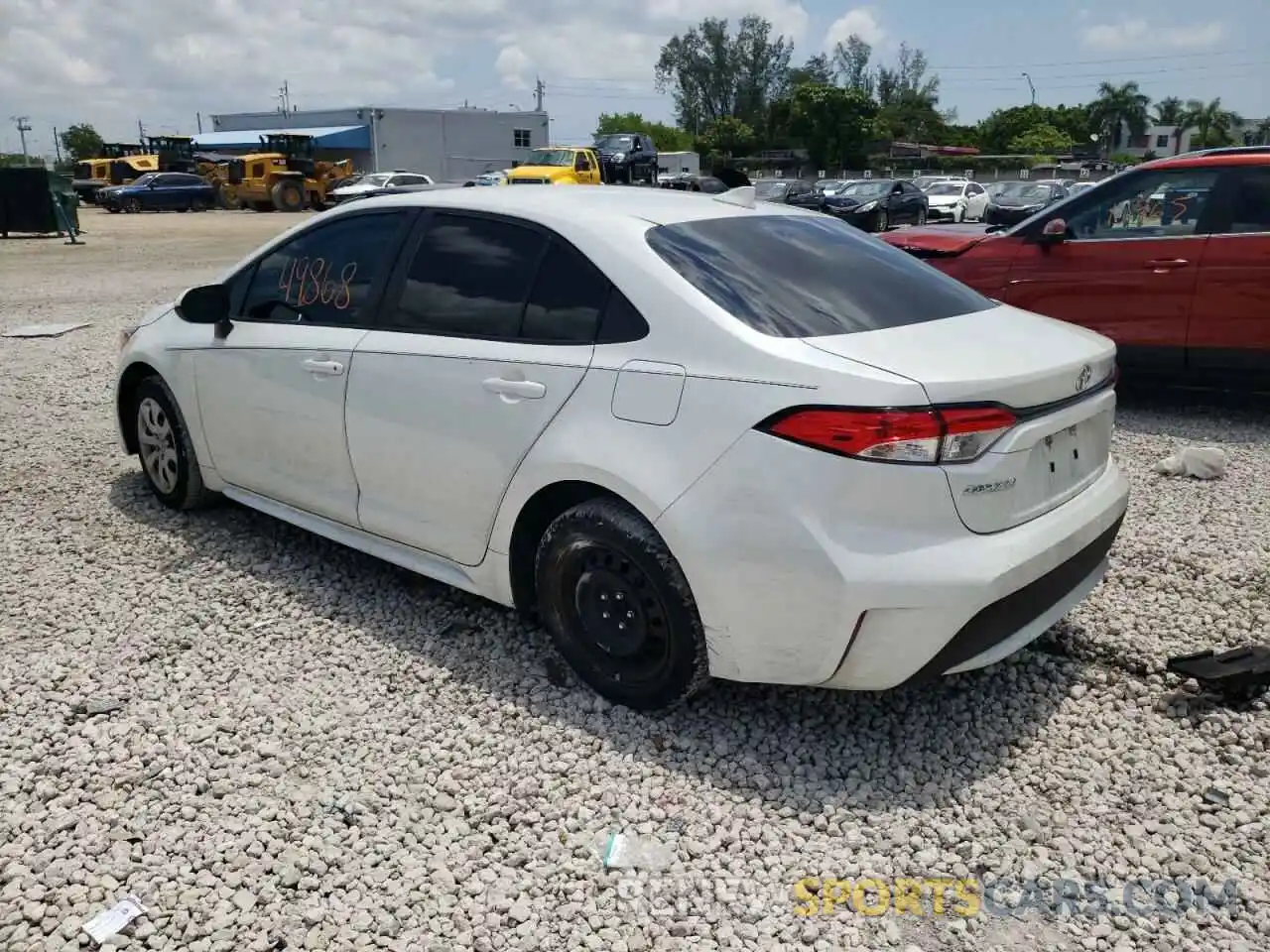 3 Photograph of a damaged car 5YFEPRAE0LP040881 TOYOTA COROLLA 2020