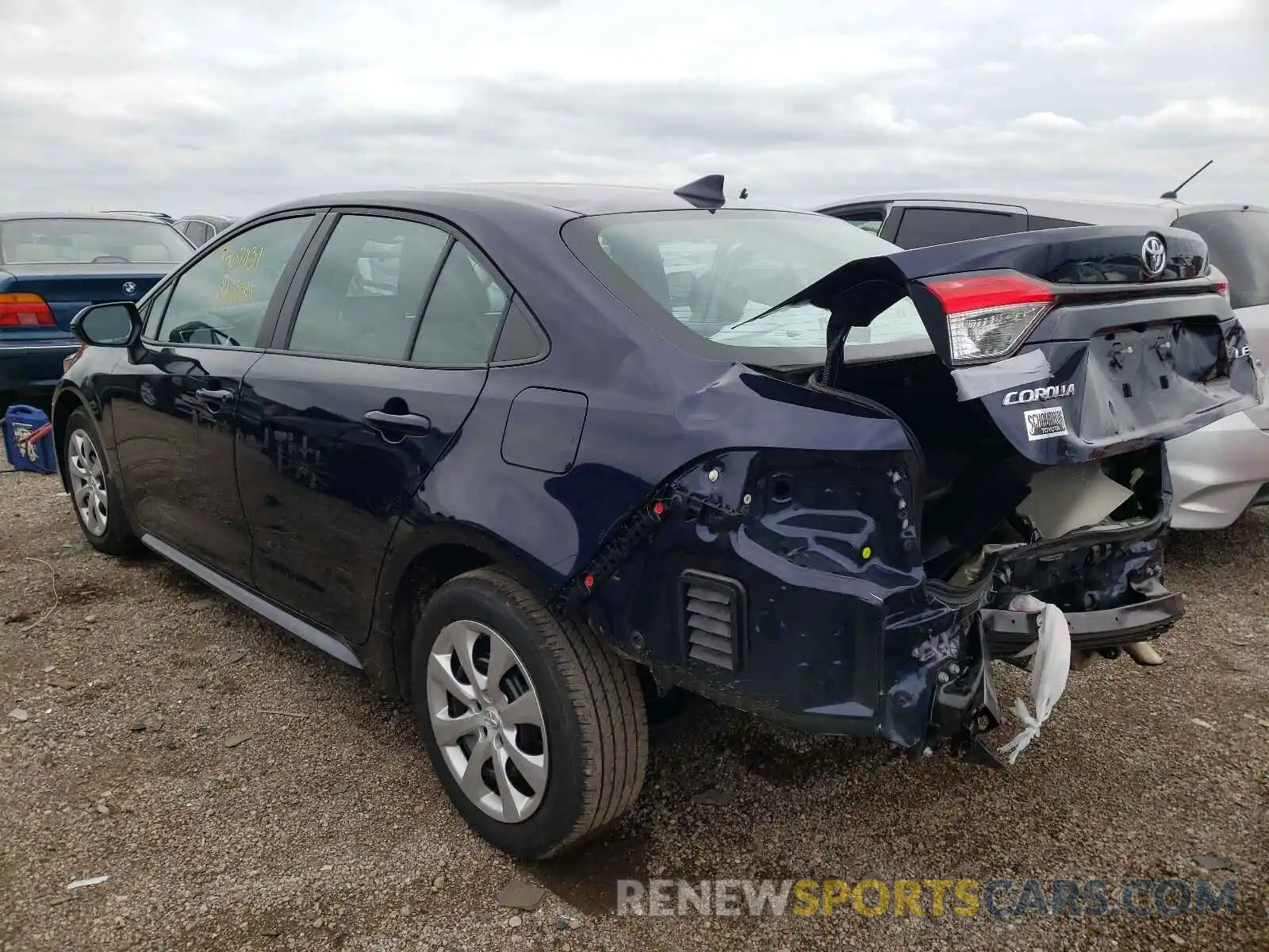 3 Photograph of a damaged car 5YFEPRAE0LP040959 TOYOTA COROLLA 2020