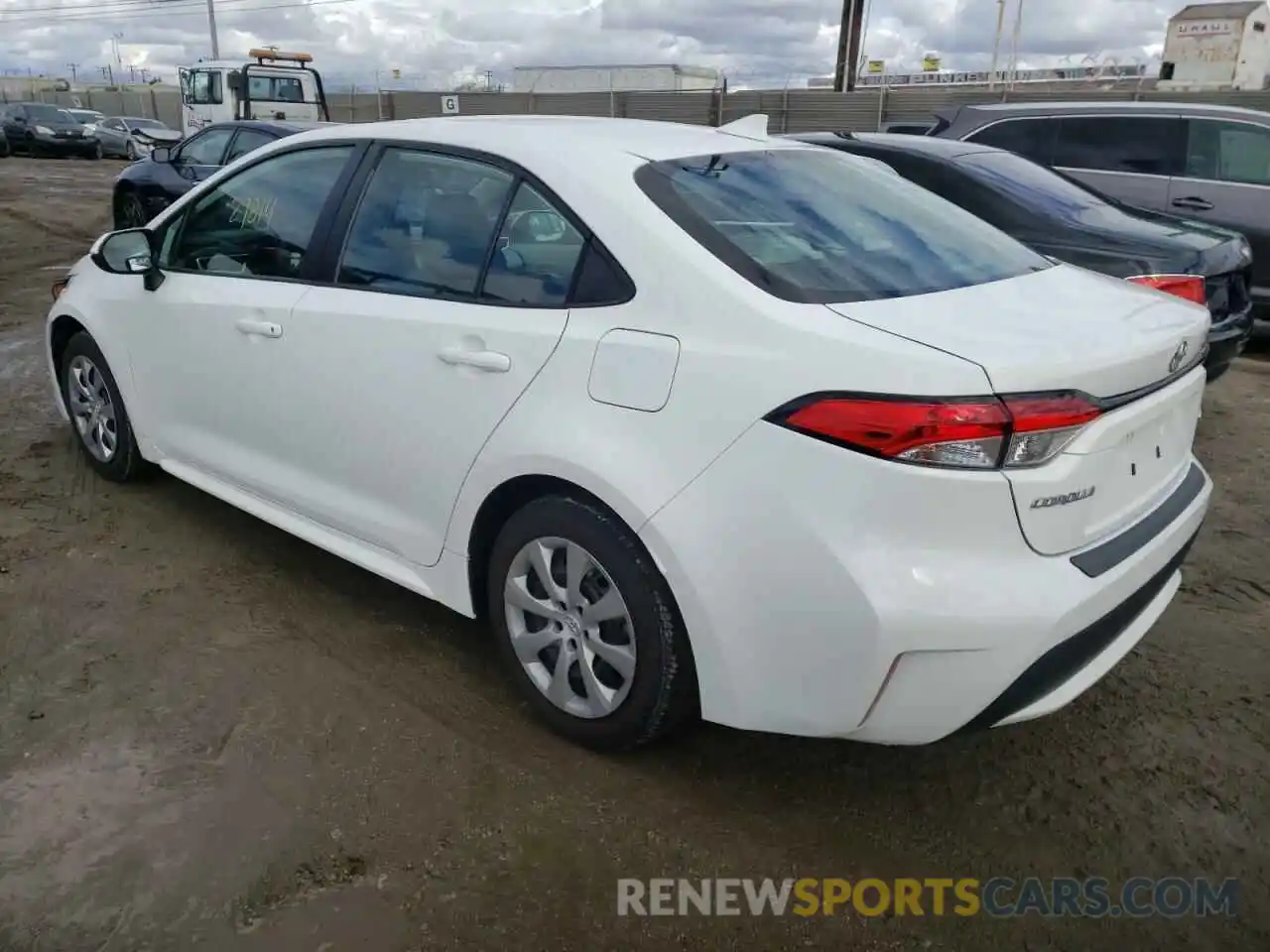 3 Photograph of a damaged car 5YFEPRAE0LP041156 TOYOTA COROLLA 2020