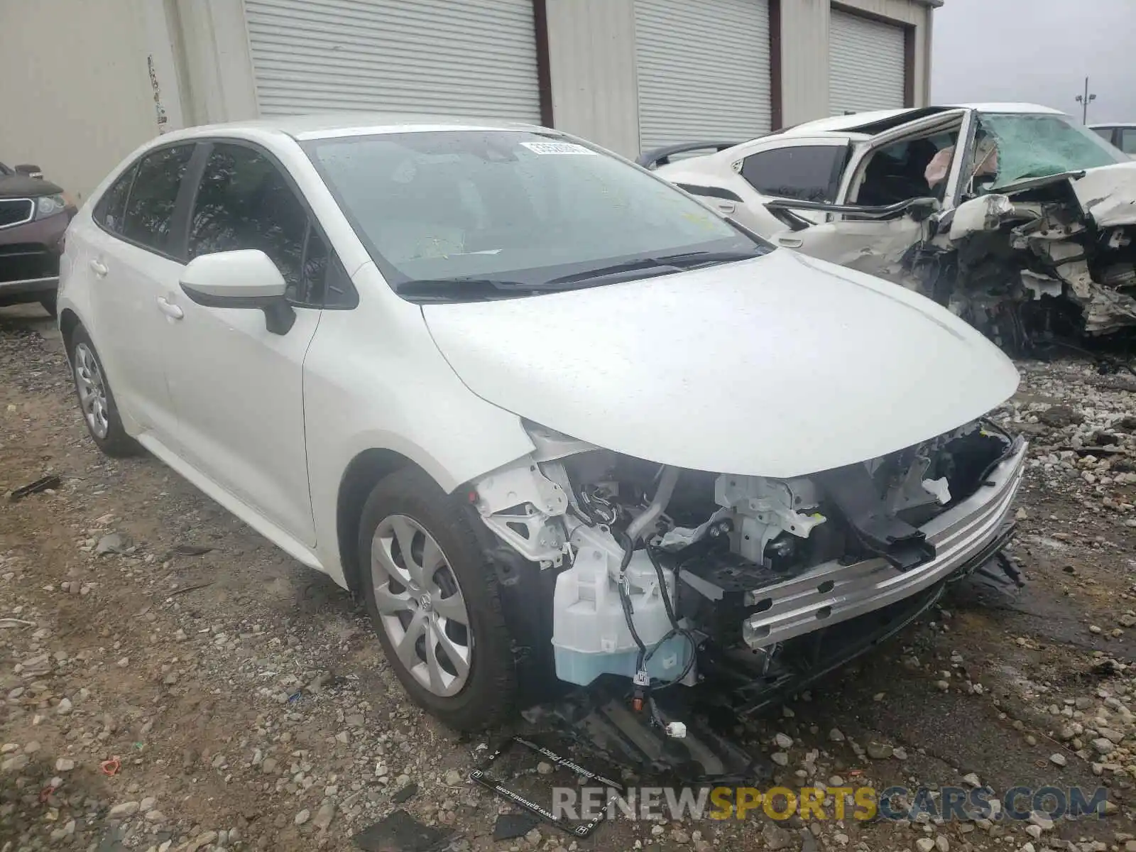 1 Photograph of a damaged car 5YFEPRAE0LP042663 TOYOTA COROLLA 2020