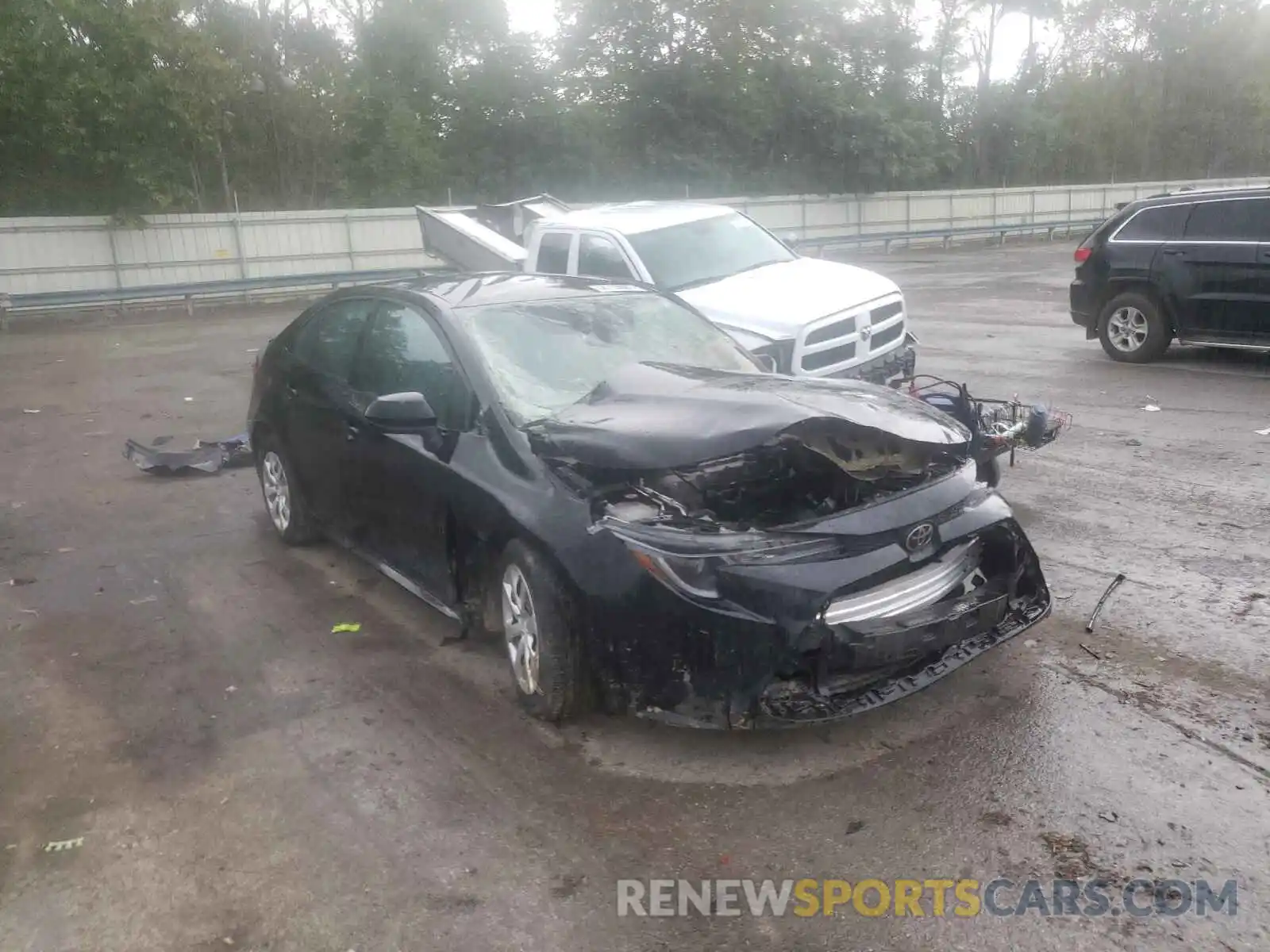 1 Photograph of a damaged car 5YFEPRAE0LP042887 TOYOTA COROLLA 2020