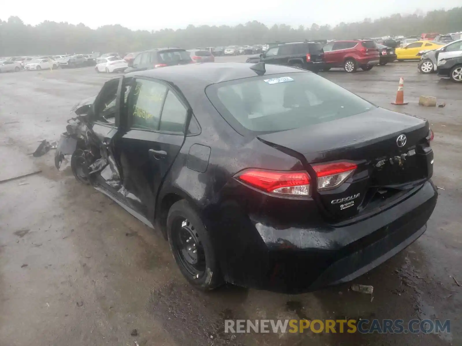 3 Photograph of a damaged car 5YFEPRAE0LP042887 TOYOTA COROLLA 2020