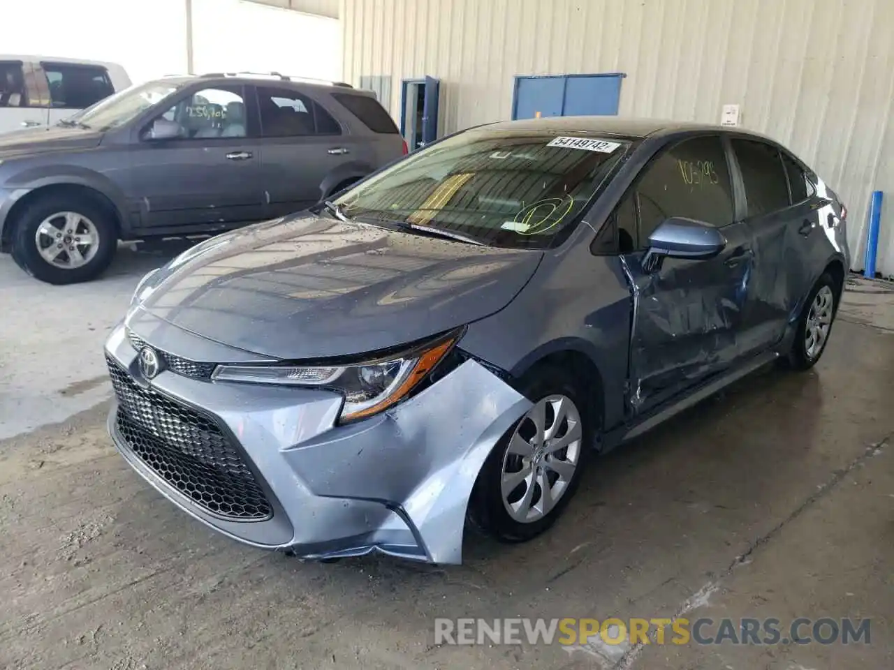 2 Photograph of a damaged car 5YFEPRAE0LP043148 TOYOTA COROLLA 2020