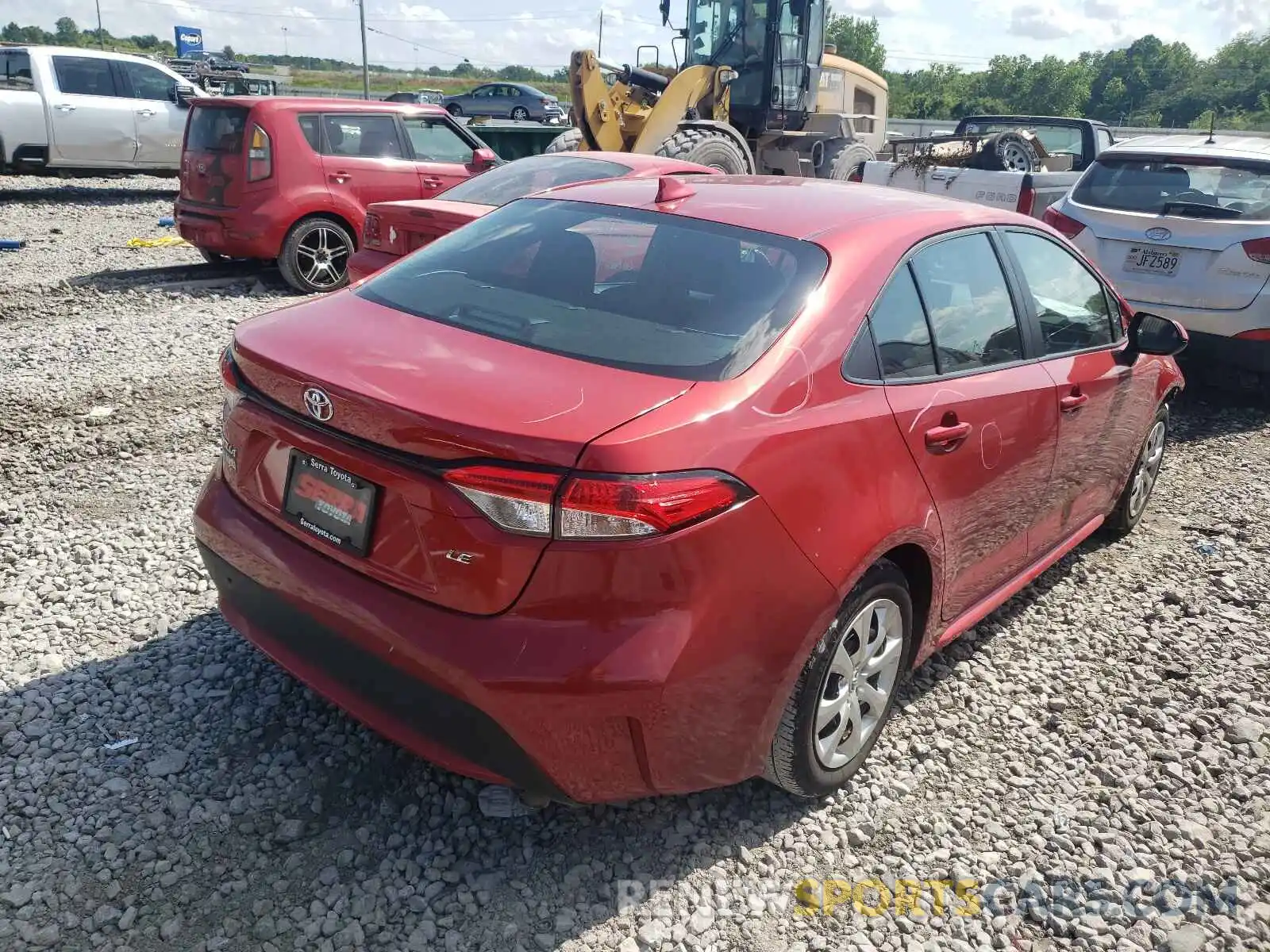 4 Photograph of a damaged car 5YFEPRAE0LP043571 TOYOTA COROLLA 2020