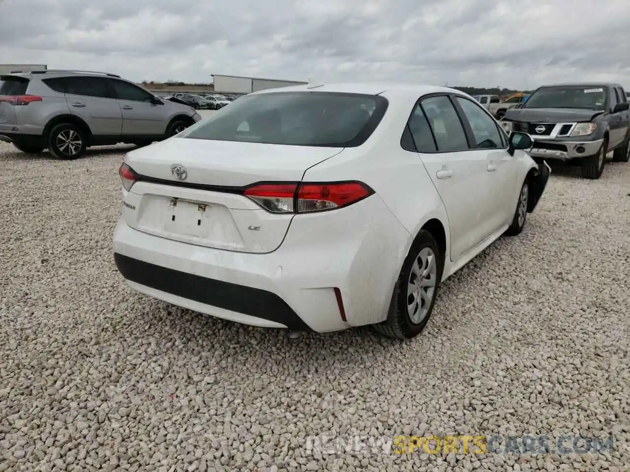 4 Photograph of a damaged car 5YFEPRAE0LP043912 TOYOTA COROLLA 2020