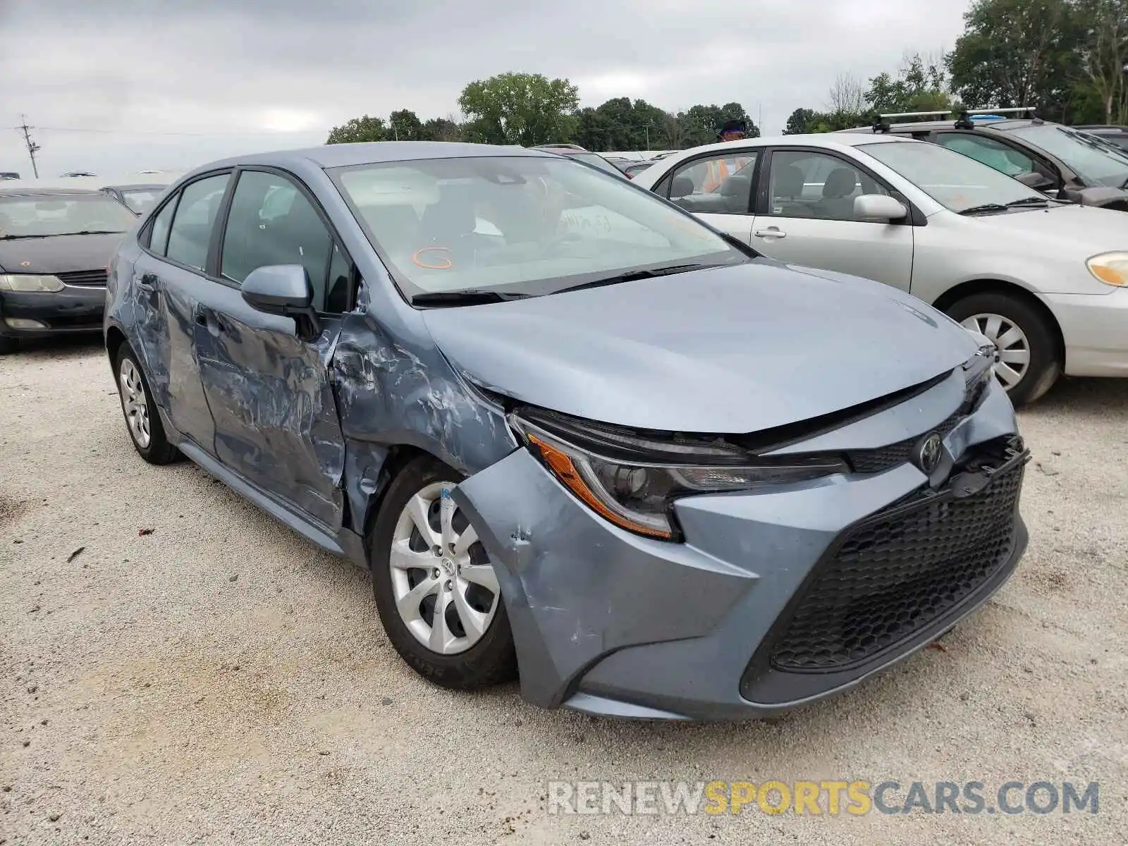 1 Photograph of a damaged car 5YFEPRAE0LP044154 TOYOTA COROLLA 2020