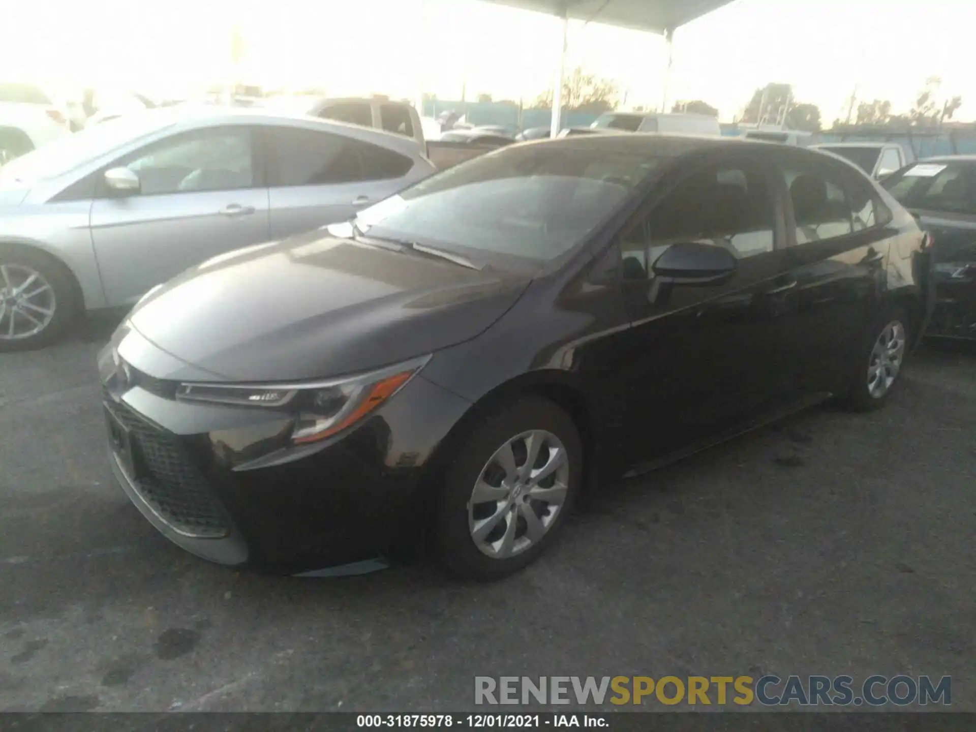 2 Photograph of a damaged car 5YFEPRAE0LP044574 TOYOTA COROLLA 2020