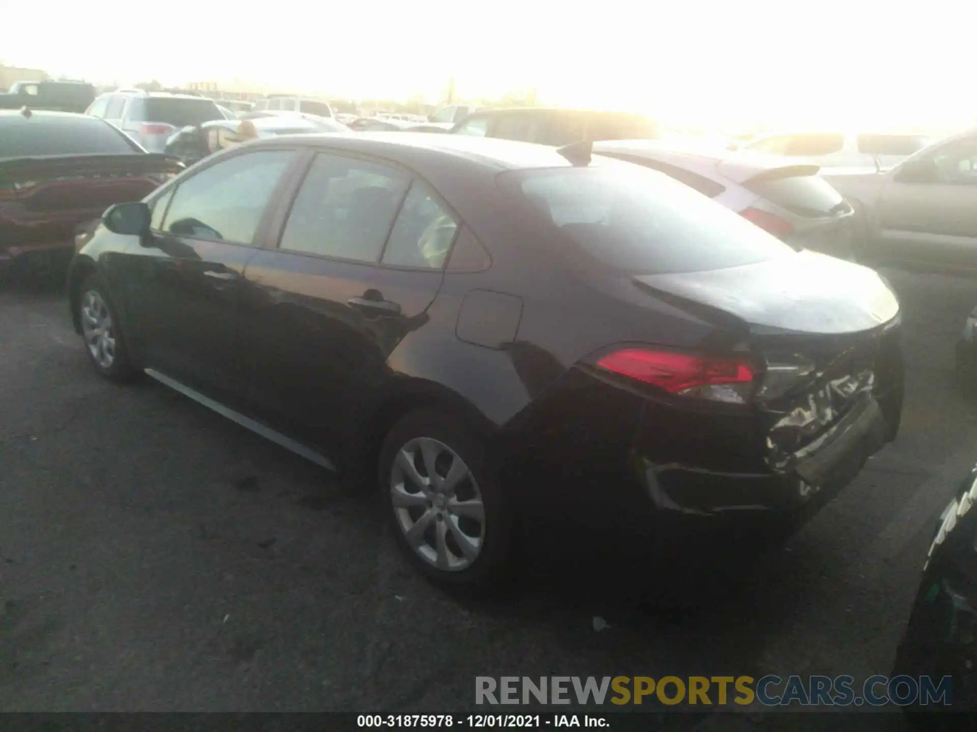 3 Photograph of a damaged car 5YFEPRAE0LP044574 TOYOTA COROLLA 2020