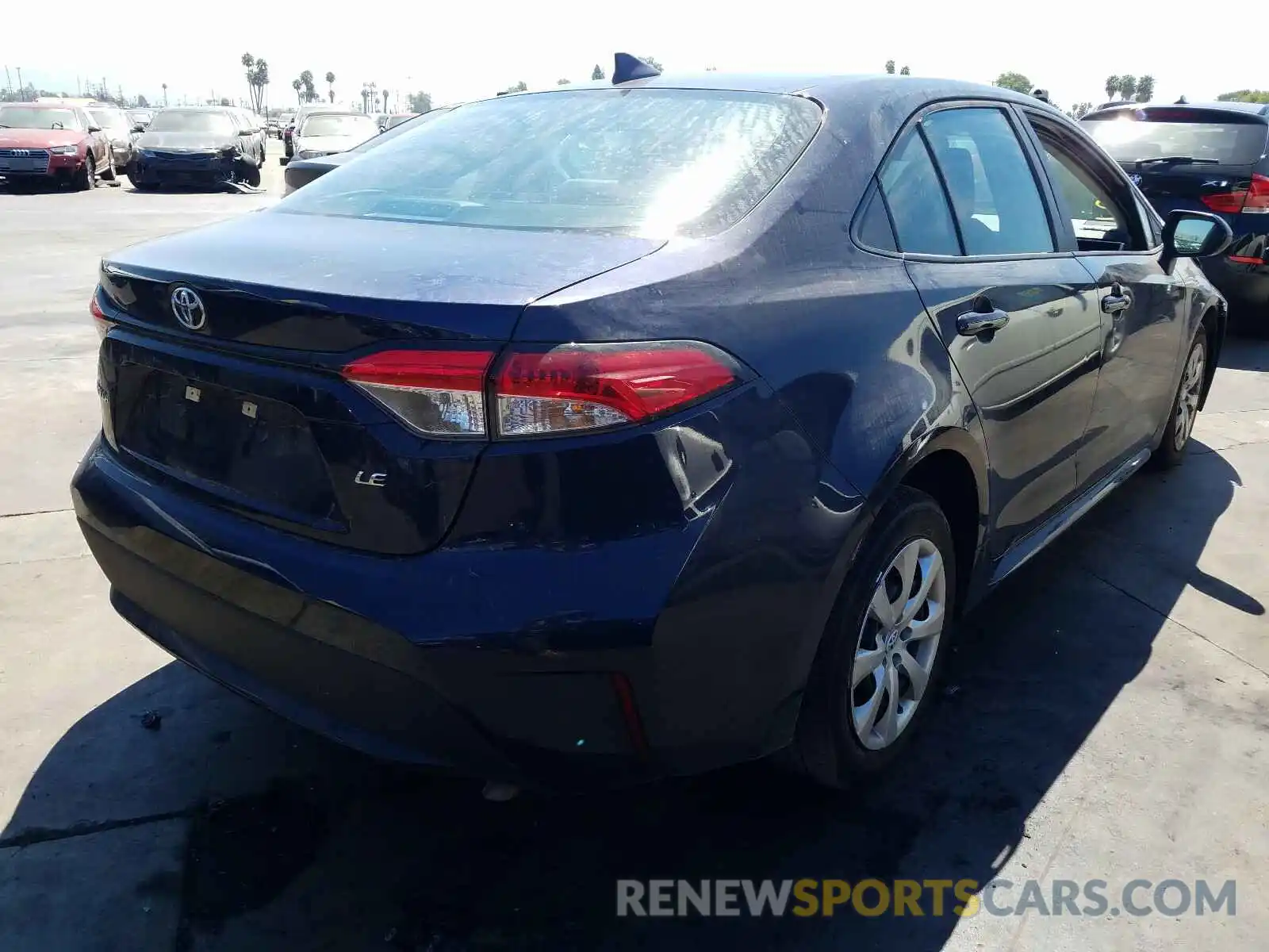 4 Photograph of a damaged car 5YFEPRAE0LP045854 TOYOTA COROLLA 2020