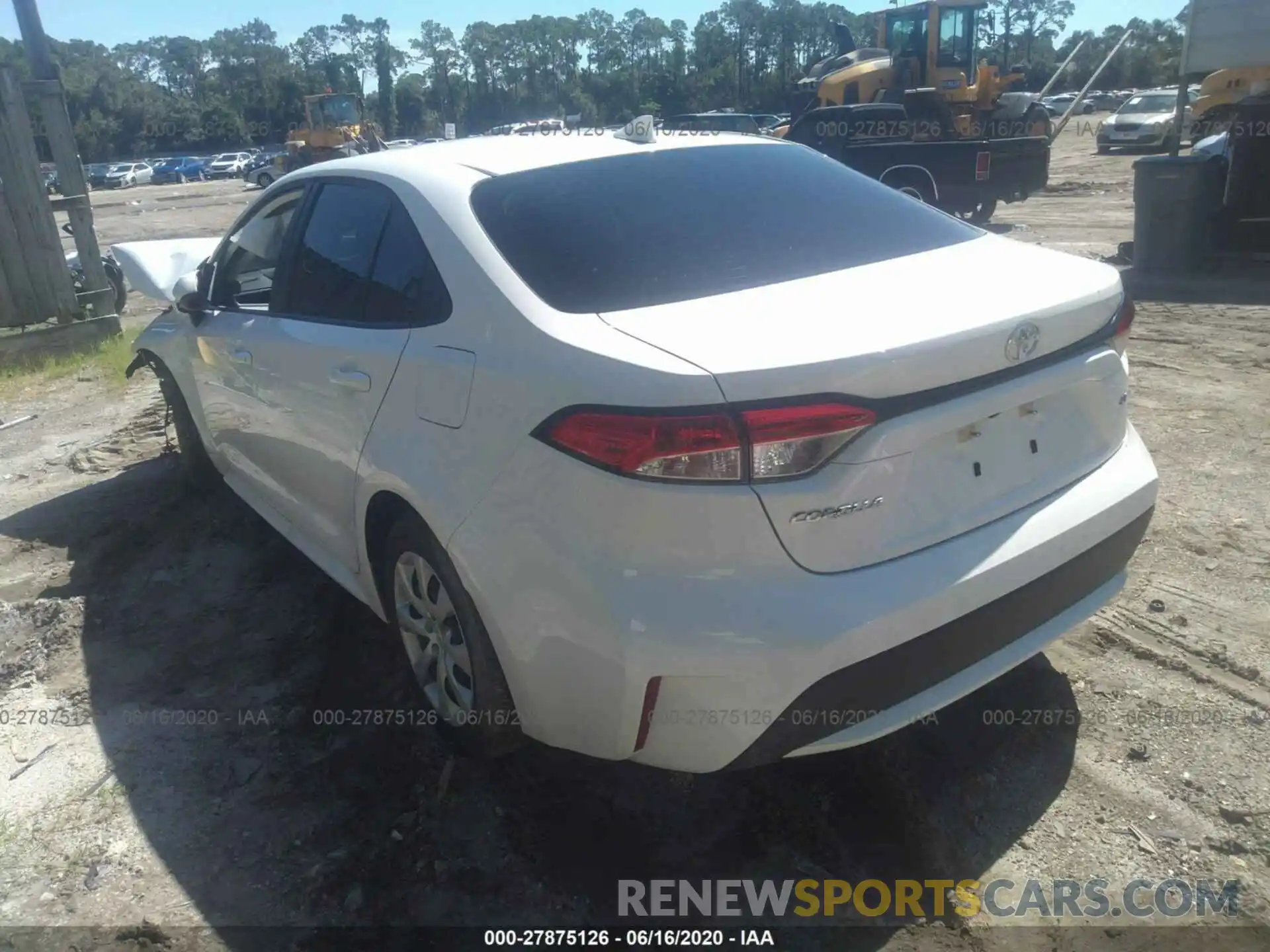 3 Photograph of a damaged car 5YFEPRAE0LP047748 TOYOTA COROLLA 2020