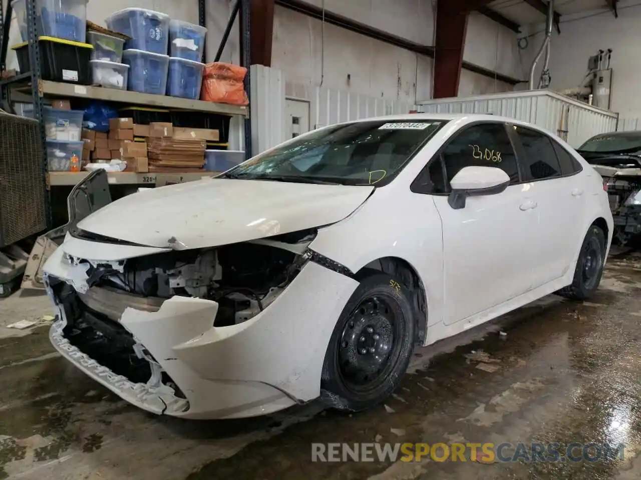 2 Photograph of a damaged car 5YFEPRAE0LP048883 TOYOTA COROLLA 2020