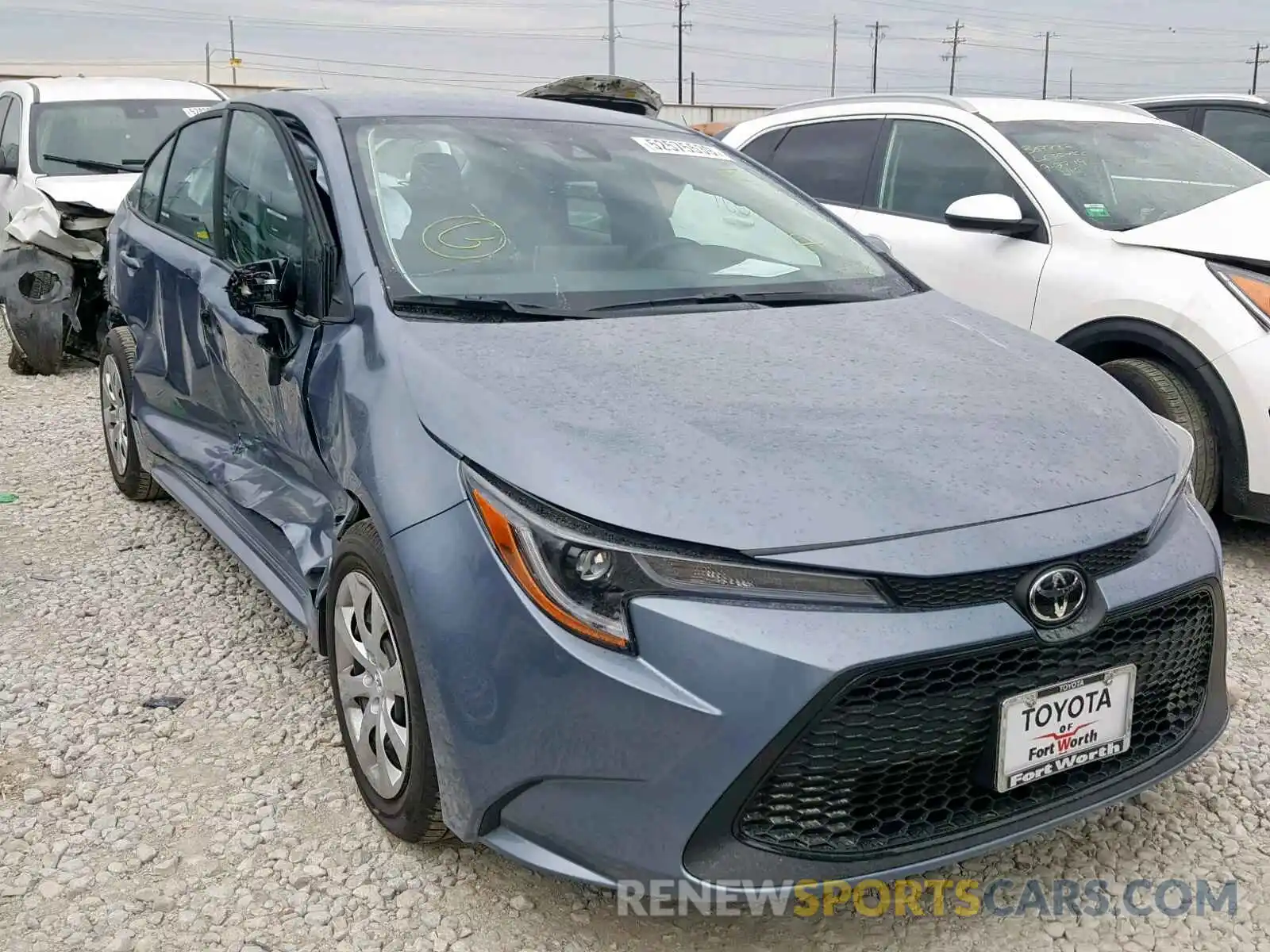 1 Photograph of a damaged car 5YFEPRAE0LP049905 TOYOTA COROLLA 2020