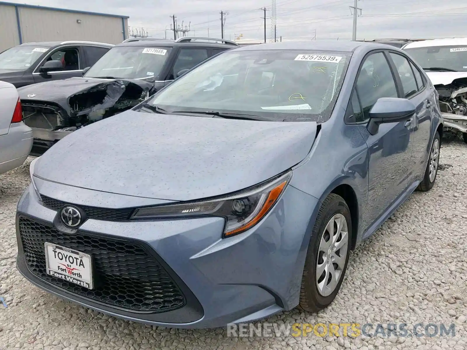 2 Photograph of a damaged car 5YFEPRAE0LP049905 TOYOTA COROLLA 2020