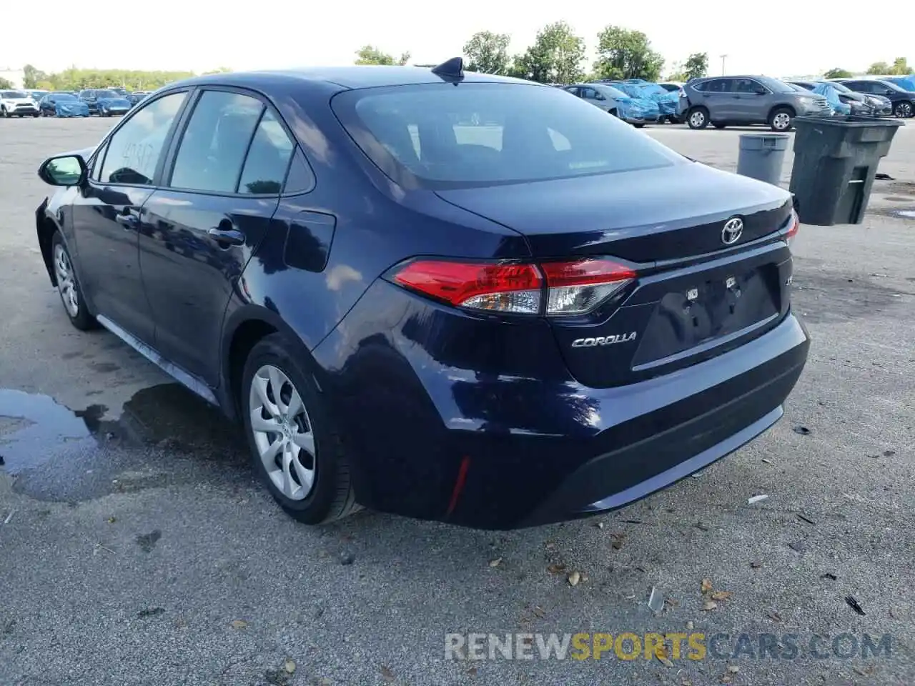 3 Photograph of a damaged car 5YFEPRAE0LP050374 TOYOTA COROLLA 2020