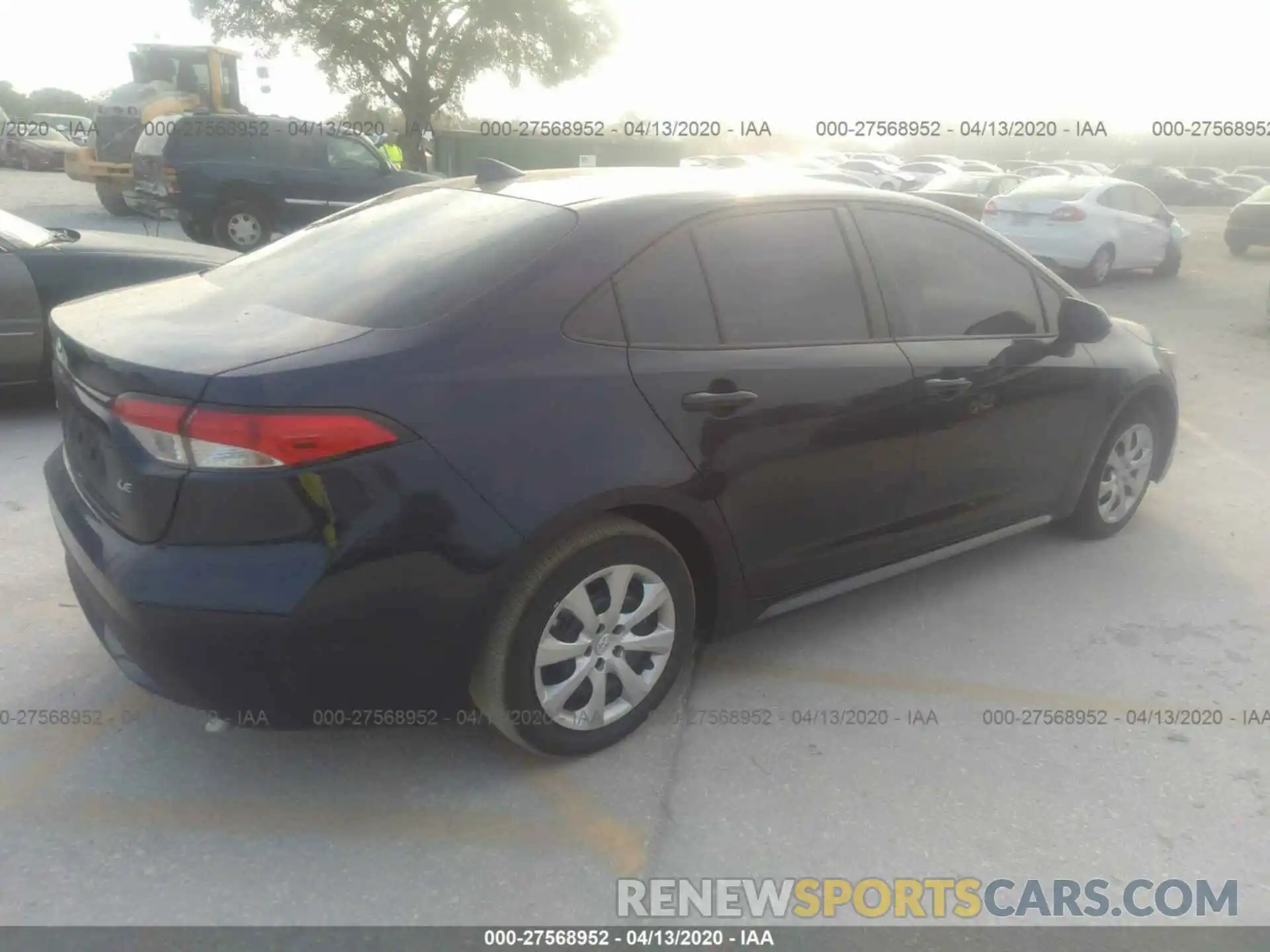 4 Photograph of a damaged car 5YFEPRAE0LP056501 TOYOTA COROLLA 2020