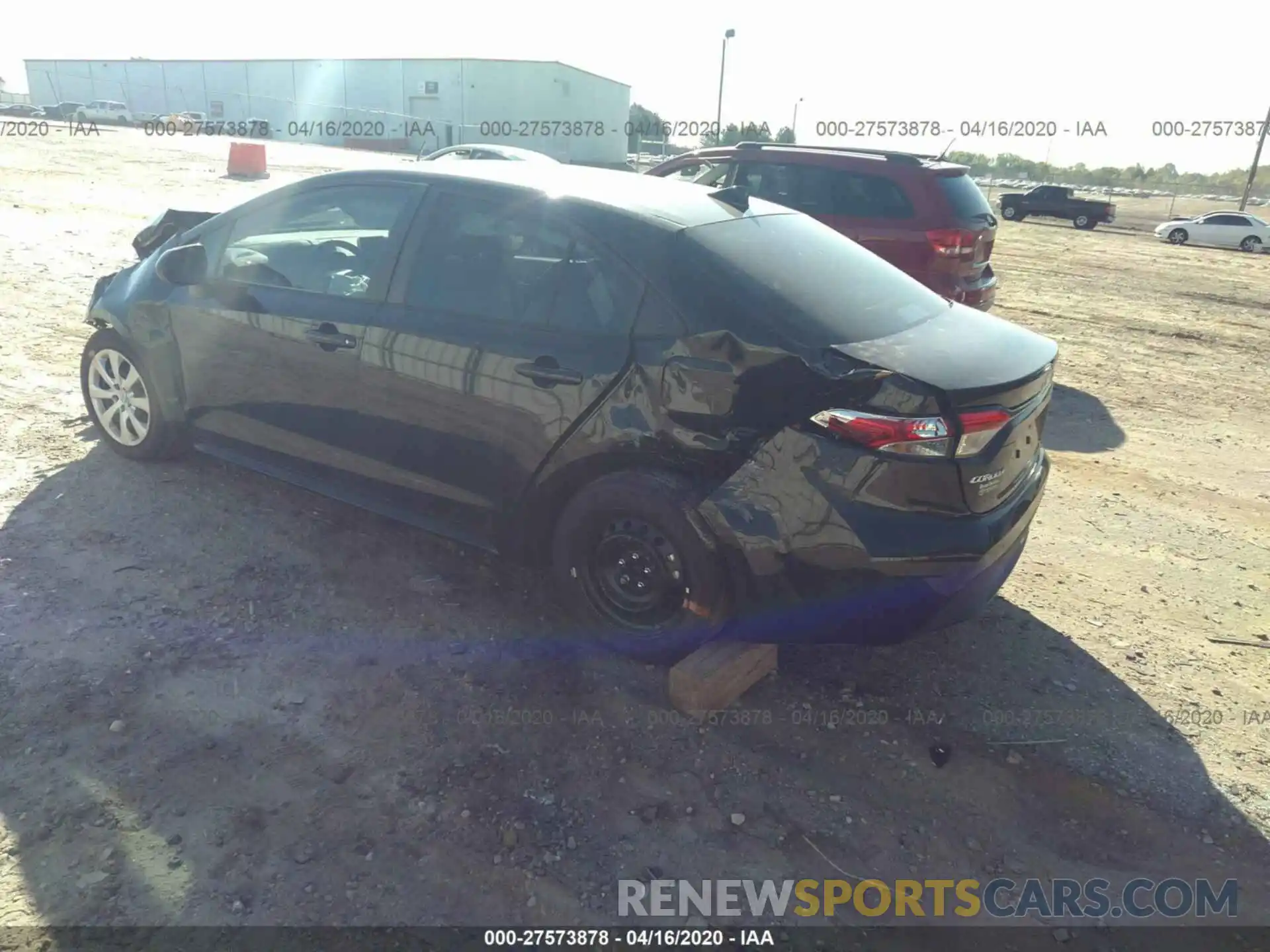 3 Photograph of a damaged car 5YFEPRAE0LP057213 TOYOTA COROLLA 2020