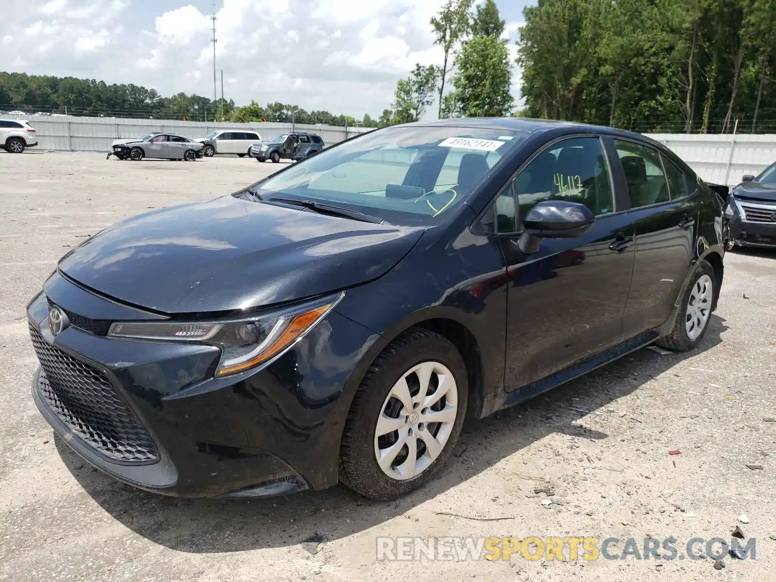 2 Photograph of a damaged car 5YFEPRAE0LP058278 TOYOTA COROLLA 2020